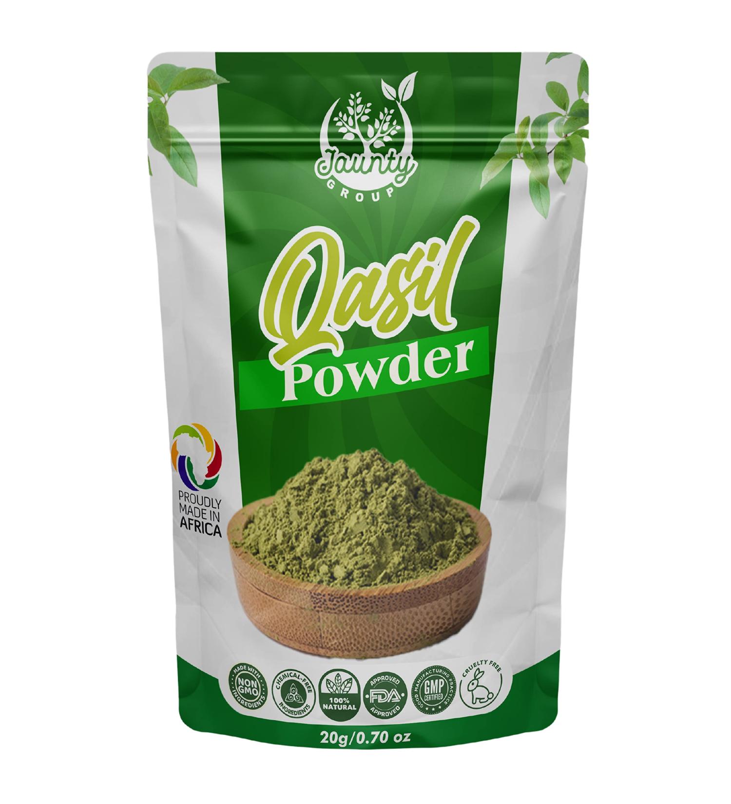 Jaunty Qasil Powder 50g - Authentic African Organic Beauty Secret | Acne Mask | Deep Cleansing | Chemical-Free | Ethically Sourced from Somalia - Buy Online on GoSupps.com