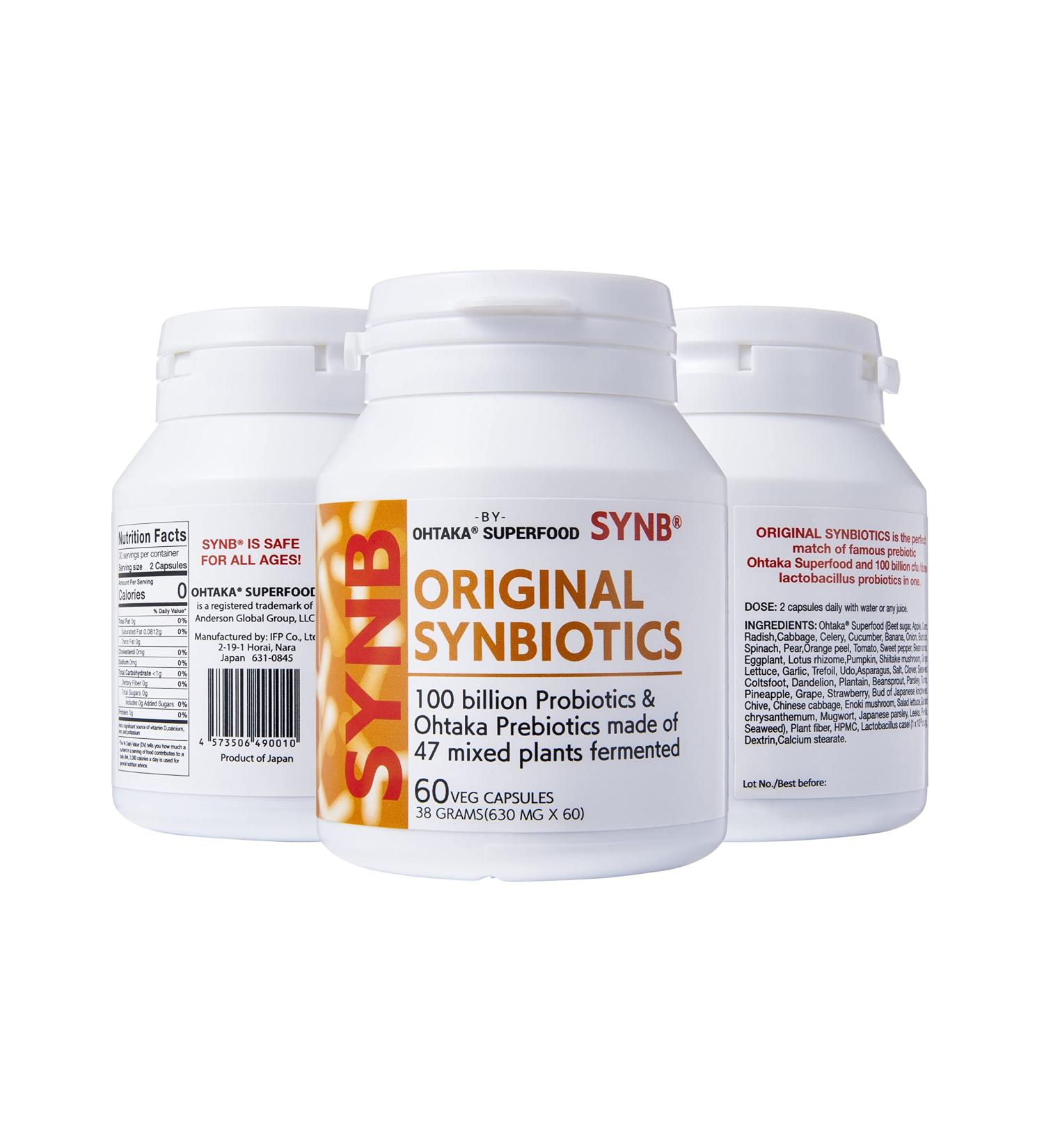 SynB: 100Billion cfu Probiotic and 47 Fermented Plants Japanese Prebiotic in one. Digestive Health-Immune Support. - Buy Online on GoSupps.com