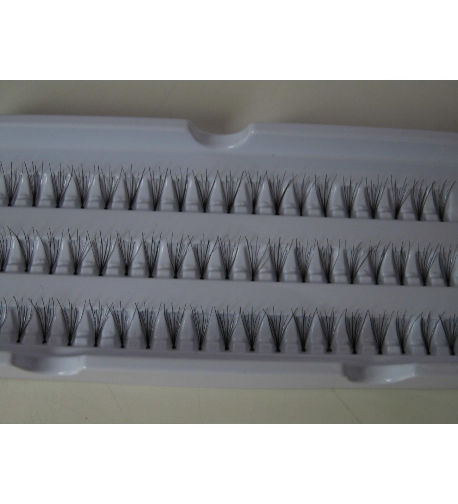 KIASHA eyelashes 12 mm eyelash clusters individual eyelashes eyelash extensions artificial eyelashes black