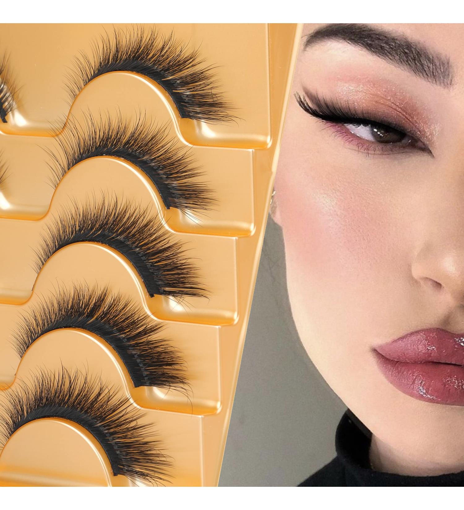 Wispy Fox Eye 15MM Natural Looking Fluffy Angel Lashes - Lanflower (5 Pairs) - Buy Online on GoSupps.com
