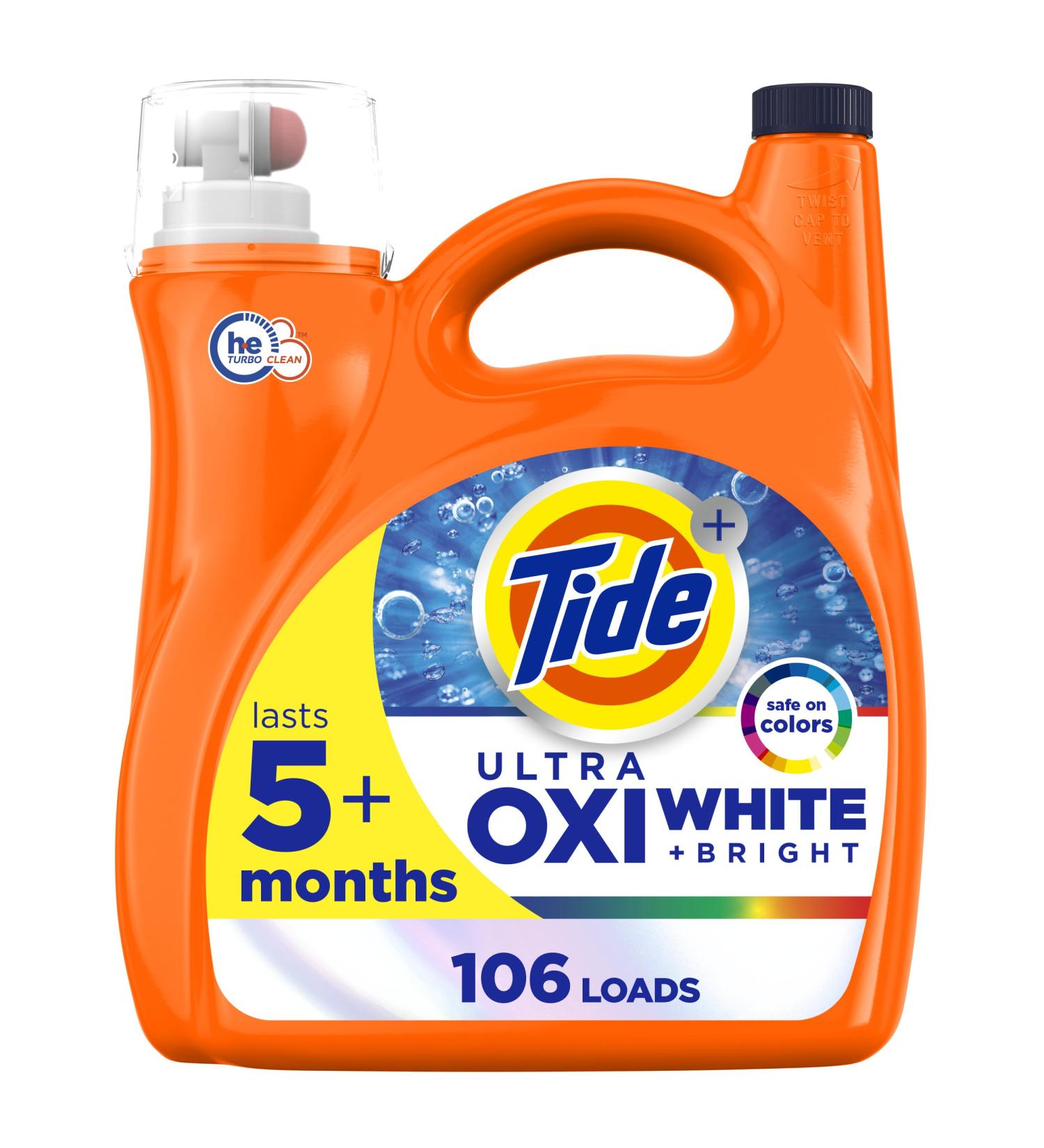 Buy Tide Plus Ultra OXI Liquid Laundry Detergent - Advanced Stain Removal & Whitening - 149 fl oz 106 Loads - Ship Internationally - Buy Online on GoSupps.com