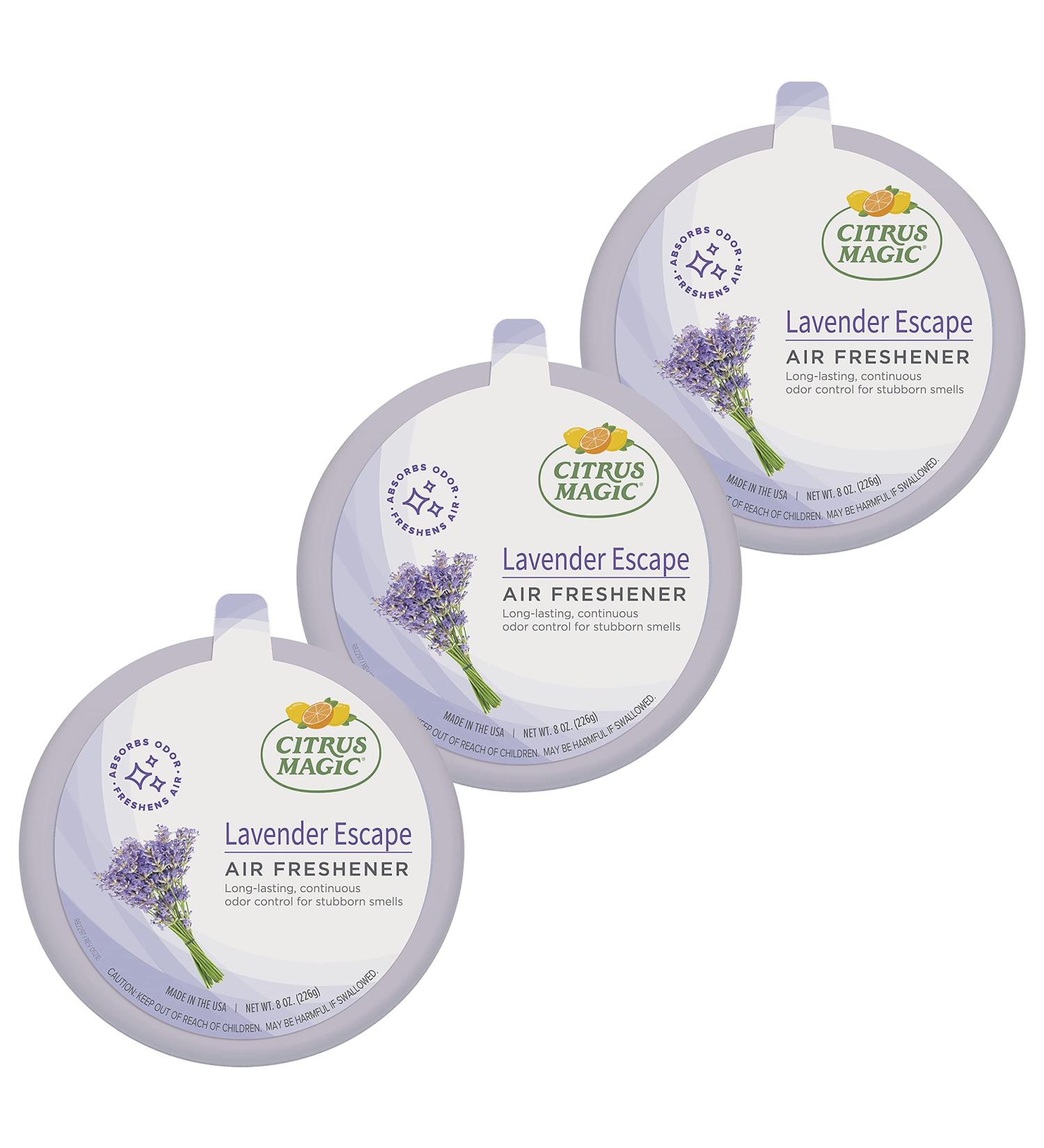 Citrus Magic Odor Absorbing Solid Air Freshener - Lavender Escape, 8-Ounce (Pack of 3) - Buy Online on GoSupps.com