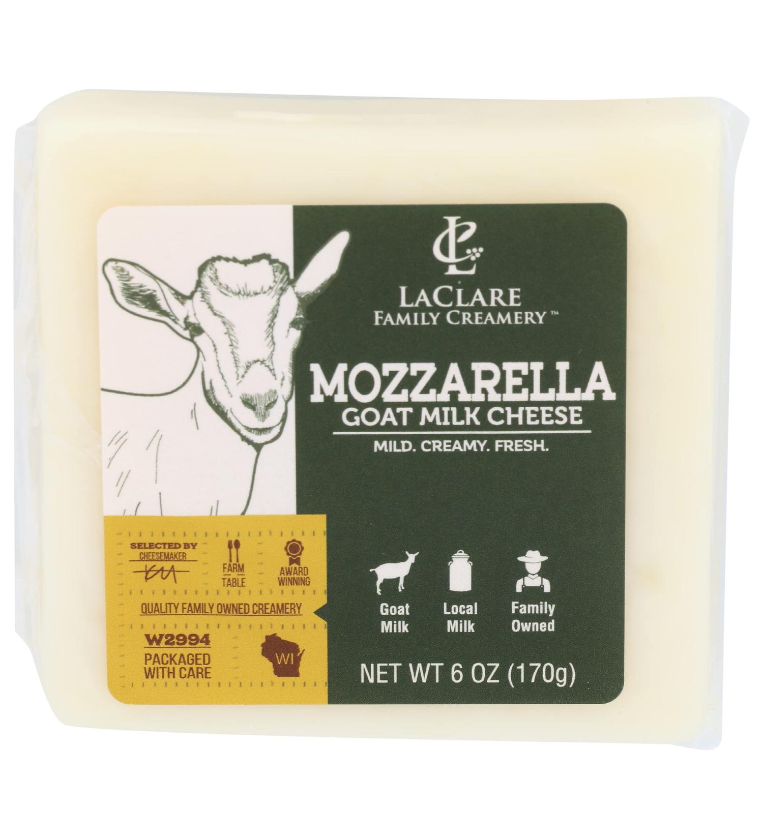 Laclare Farm Mozzarella Goat Cheese - 6 Ounce - Buy Online on GoSupps.com