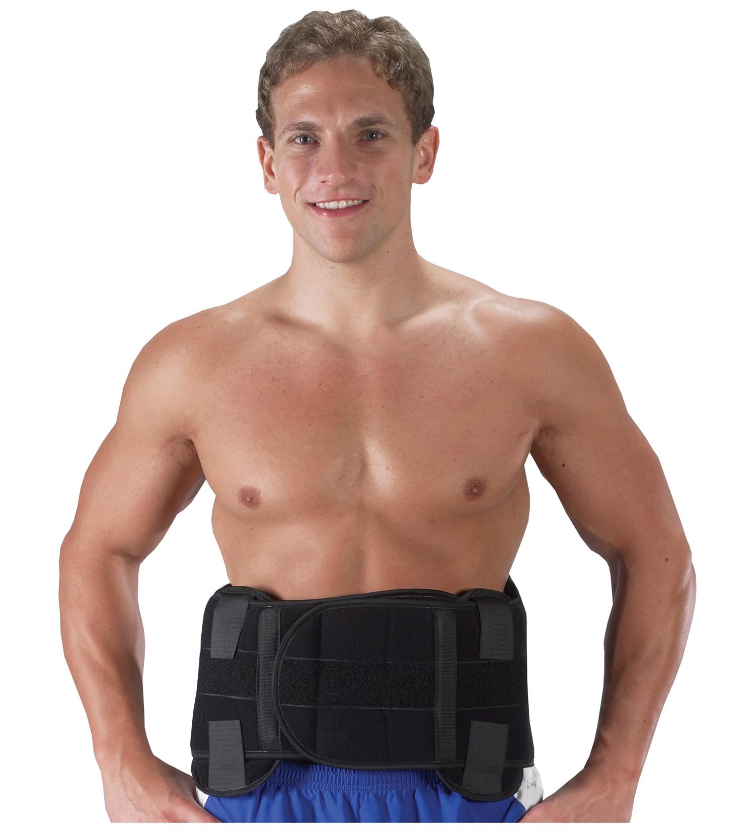 Lumbo Protech Extreme Back Support Black Small