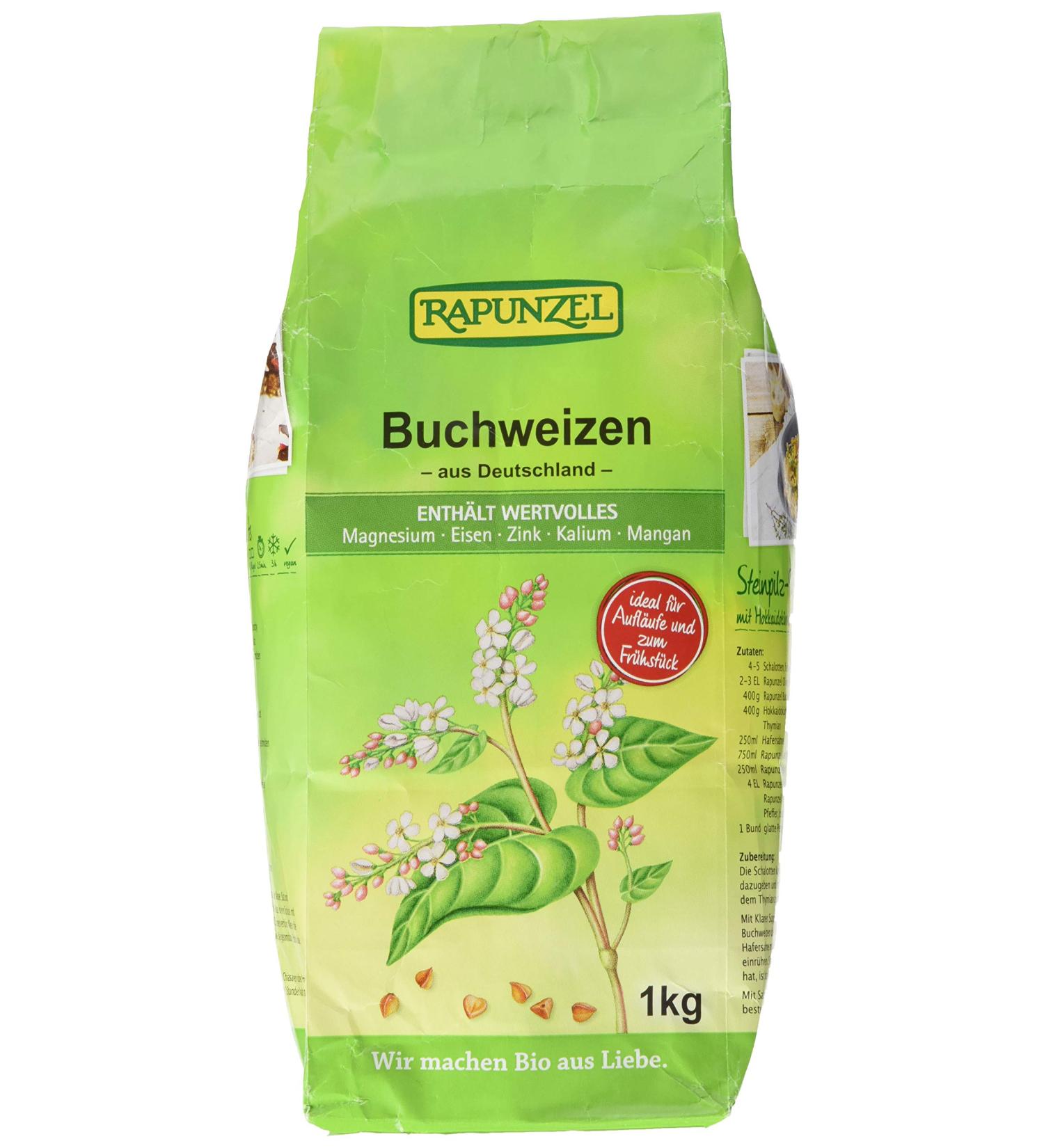 Buy Organic Rapunzel Buckwheat 2x1 kg - Healthy & Gluten-Free Grain - International Shipping - Buy Online on GoSupps.com
