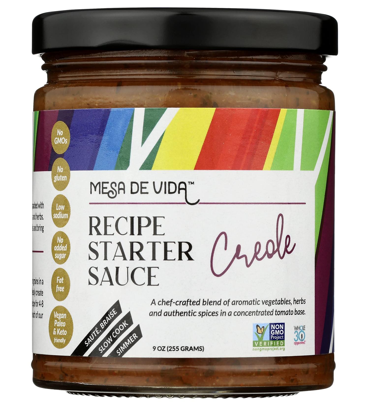 Creole Cooking & Seasoning Sauce | Whole30 Approved Vegan Recipe Starter | 9 oz Jar - Buy Online on GoSupps.com