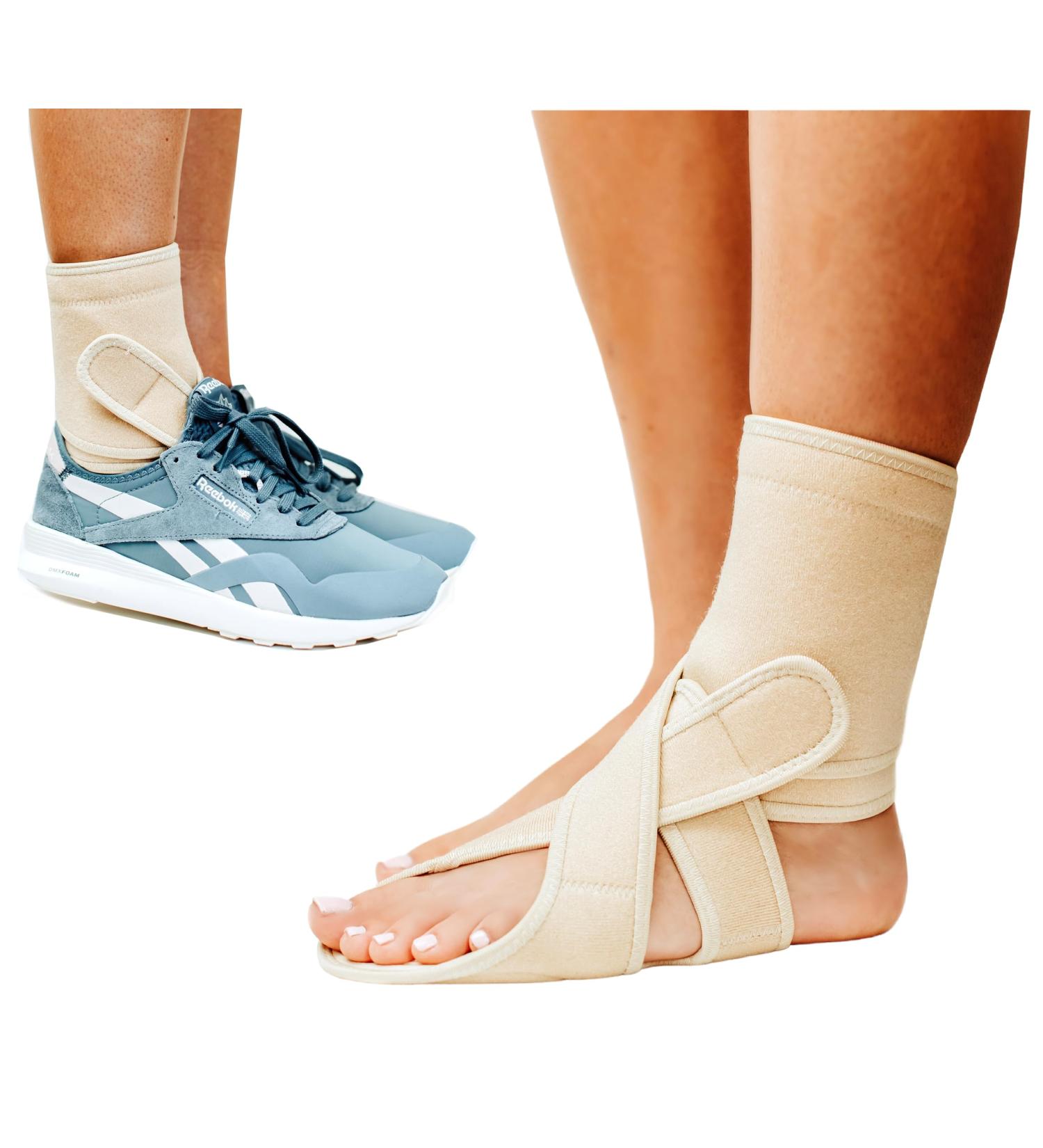 Drop Foot Brace AFO - Support for Walking & Sleeping - One Size Left | International Shipping - Buy Online on GoSupps.com