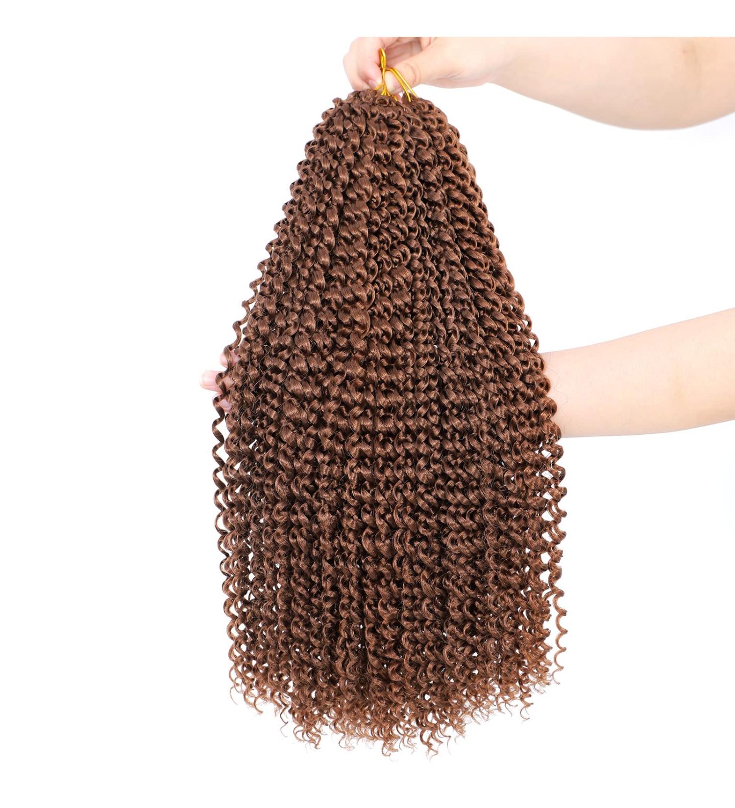 Dansama 18 Passion Twist Hair - Water Wave Bohemian Braiding Hair for Butterfly Crochet (Pack of 6, #30) - Buy Online on GoSupps.com