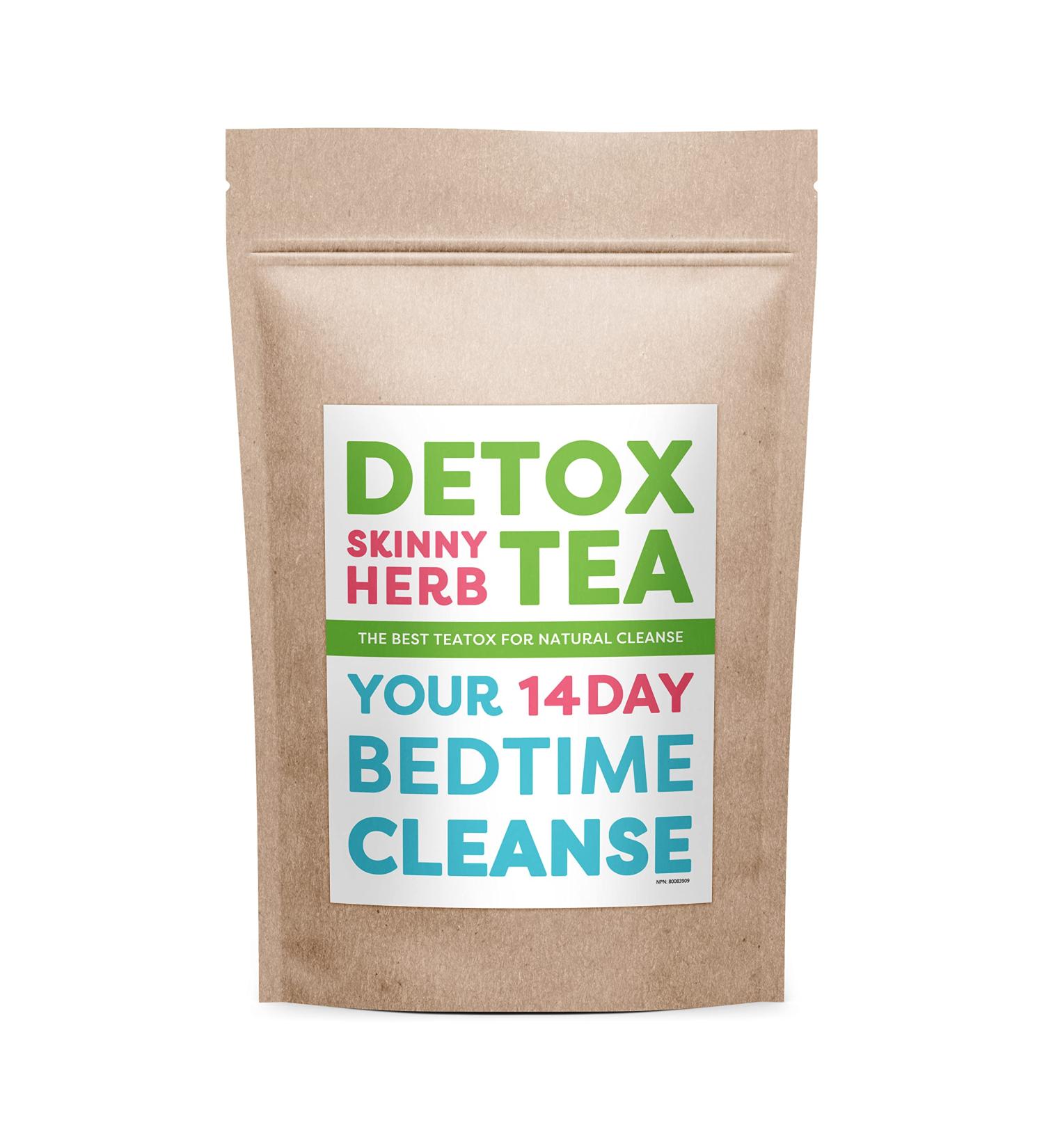 14 Days Bedtime Cleanse Tea : Detox Skinny Herb - Effective Detox Tea Support Cleanse Tea 100% NATURAL - Buy Online on GoSupps.com