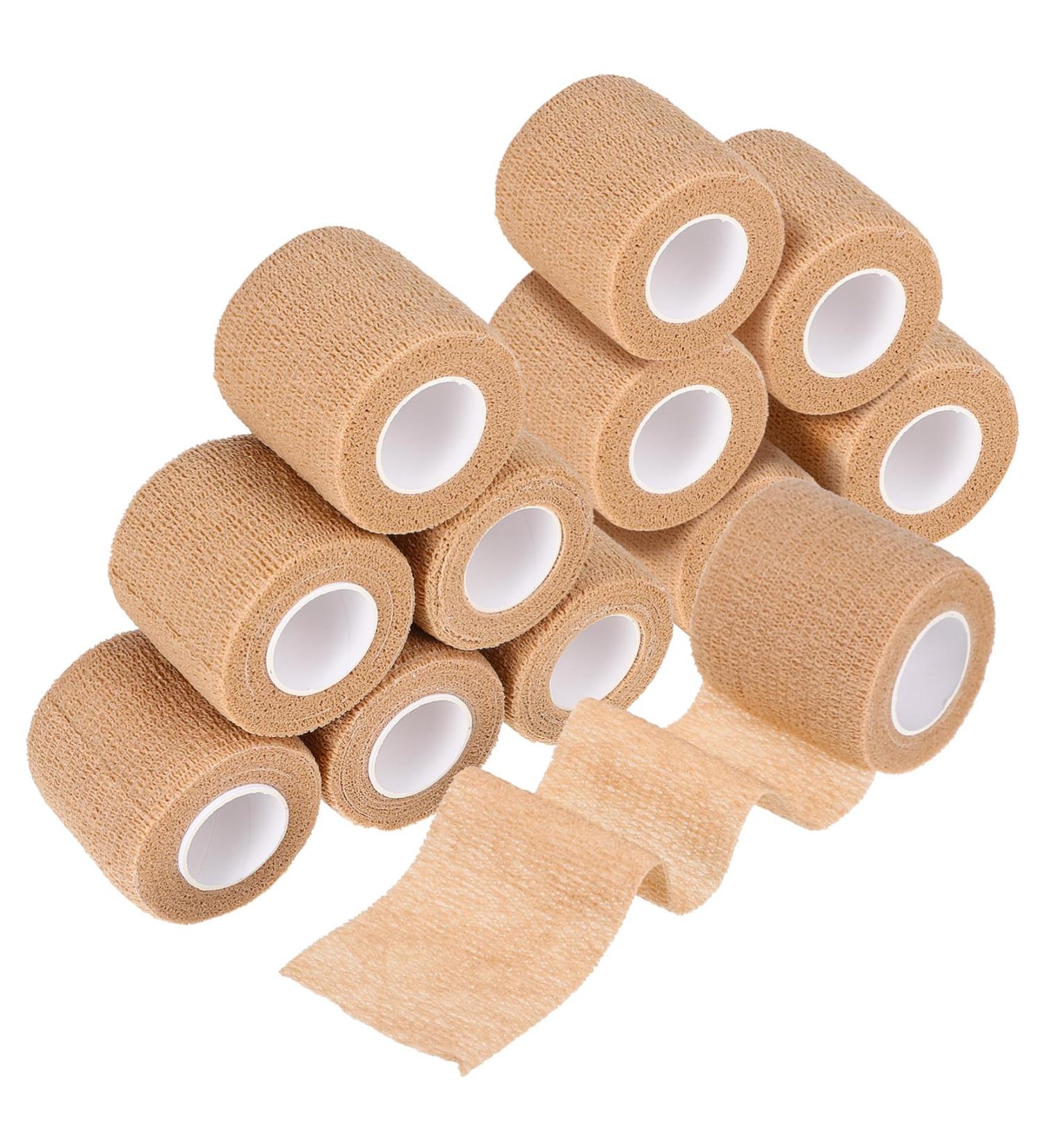 Milisten 12 Rolls Cohesive Sports Tape - Adhesive Wrist Wraps for Superior Support | International Shipping Available - Buy Online on GoSupps.com