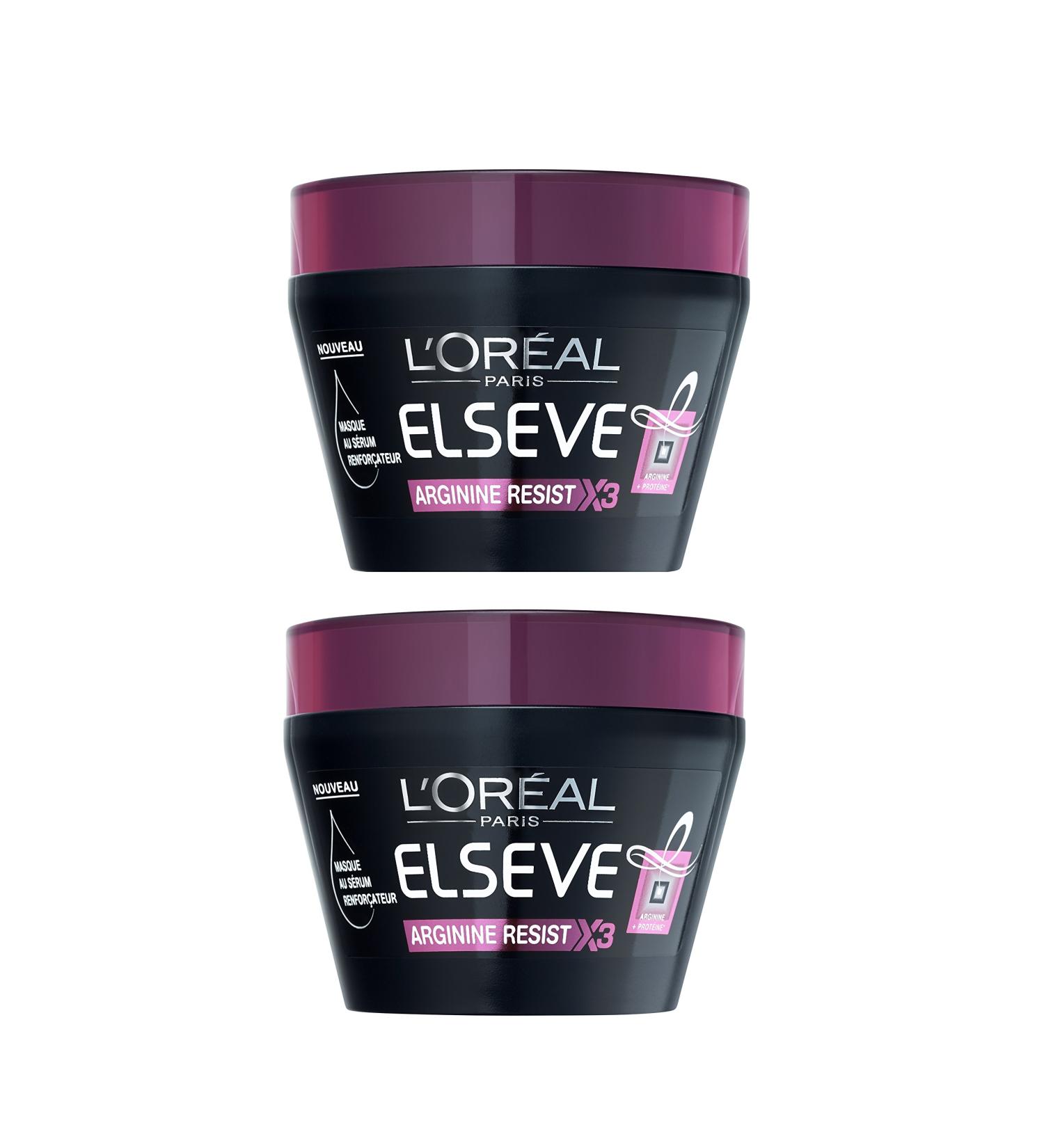L'Oreal Elseve Arginine Resist X3 Hair Mask 300 ml - Elvive Triple Resist X3 - Buy Online on GoSupps.com