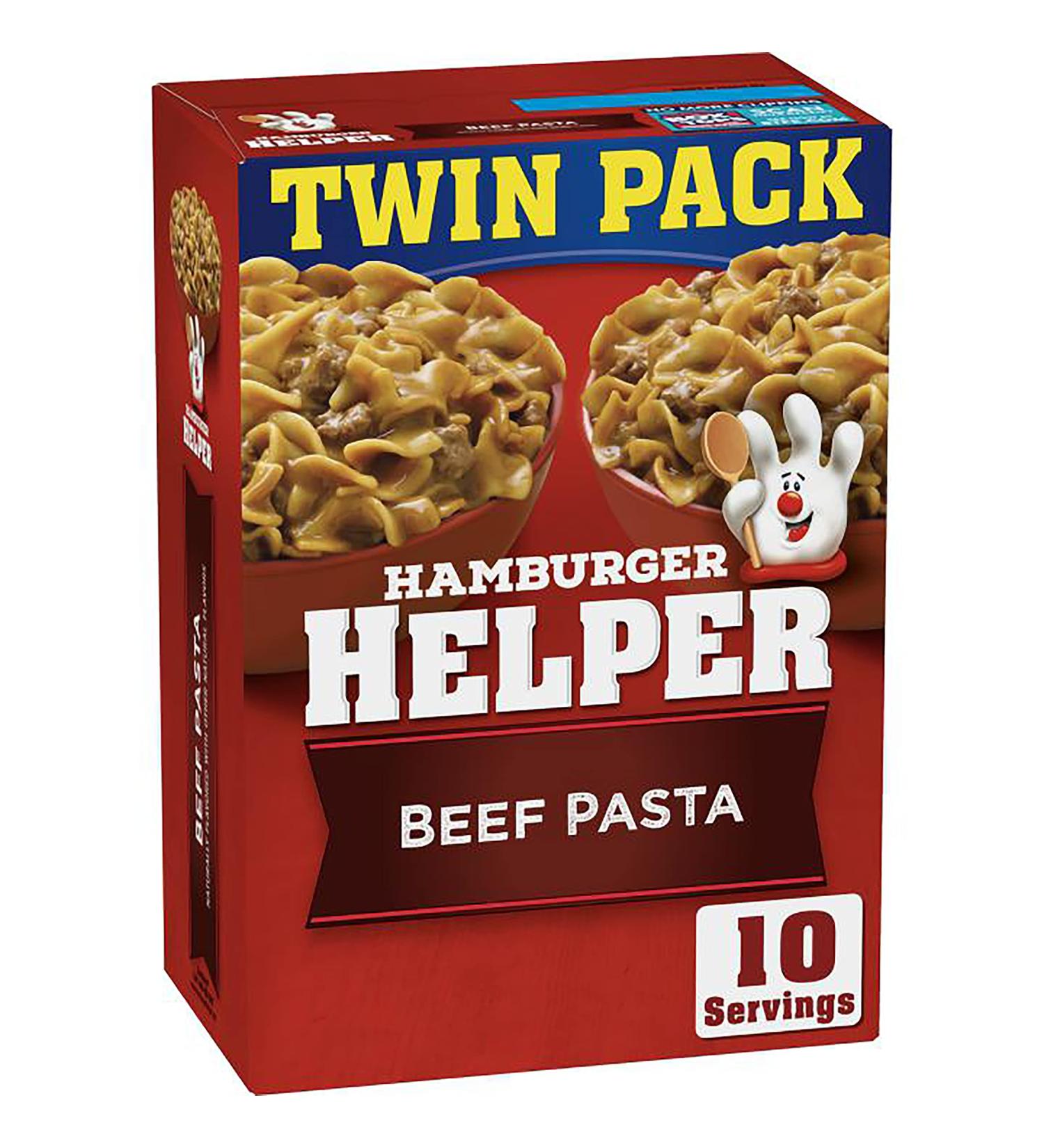 Betty Crocker Hamburger Helper  Beef Pasta  Twin Pack  12 oz - Buy Online on GoSupps.com
