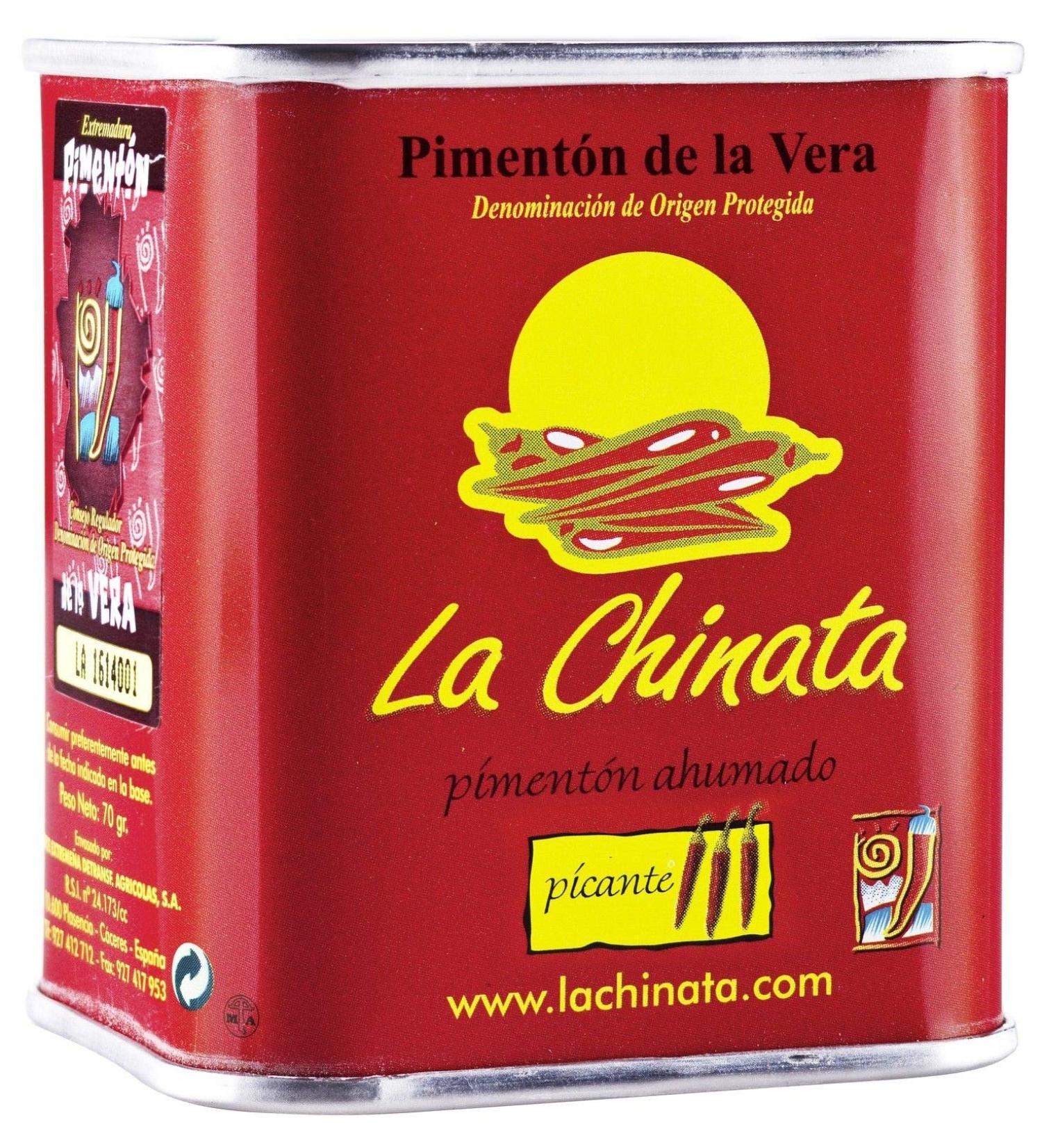 La Chinata Hot Smoked Paprika 70g Tin - Premium Quality Spanish Paprika - Buy Online on GoSupps.com