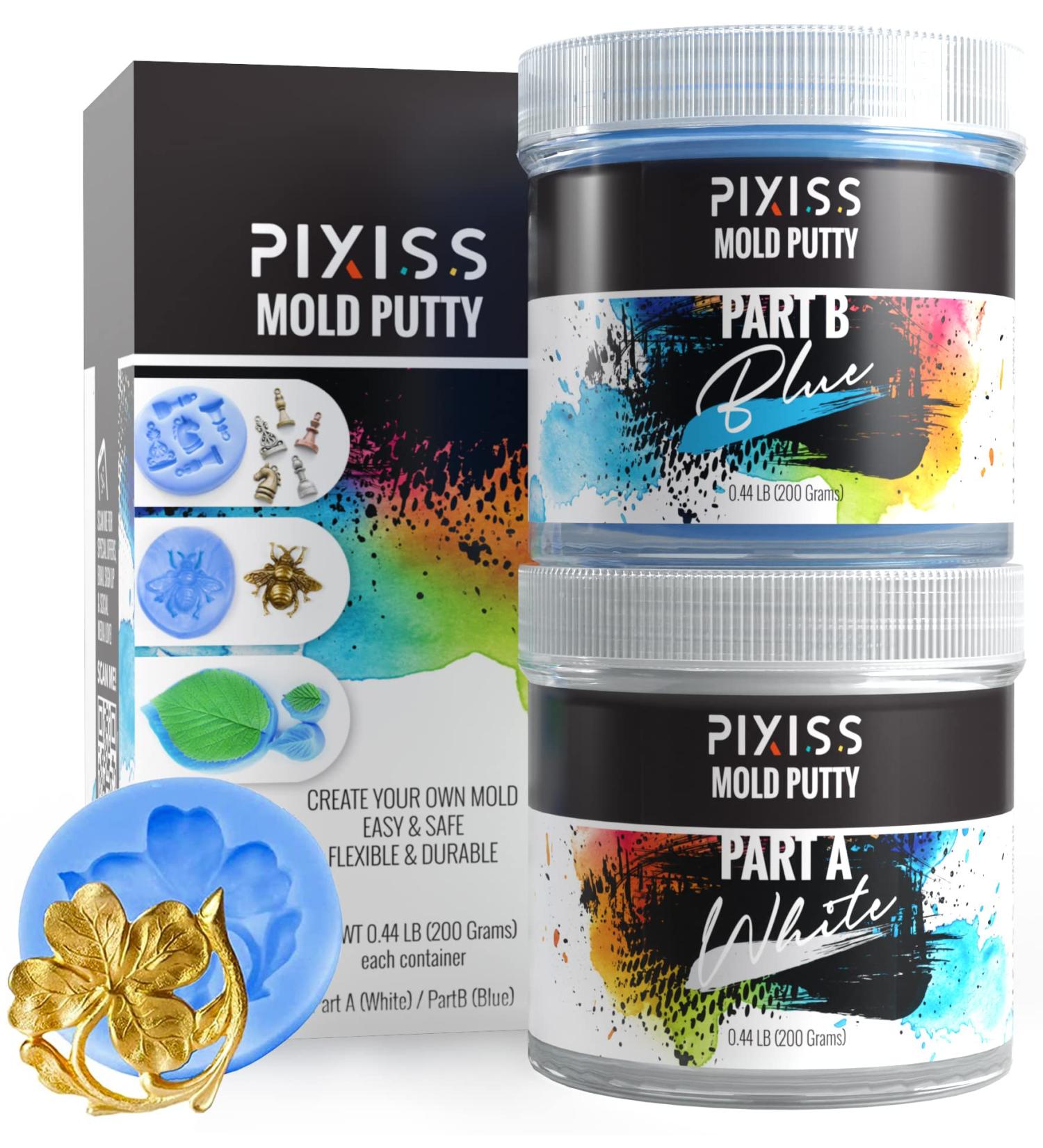 Easy 1:1 Mix Mold Putty Silicone Mold Making Kit - 3/4 lb (400g) - Strong & Reusable Molds - Buy Online on GoSupps.com