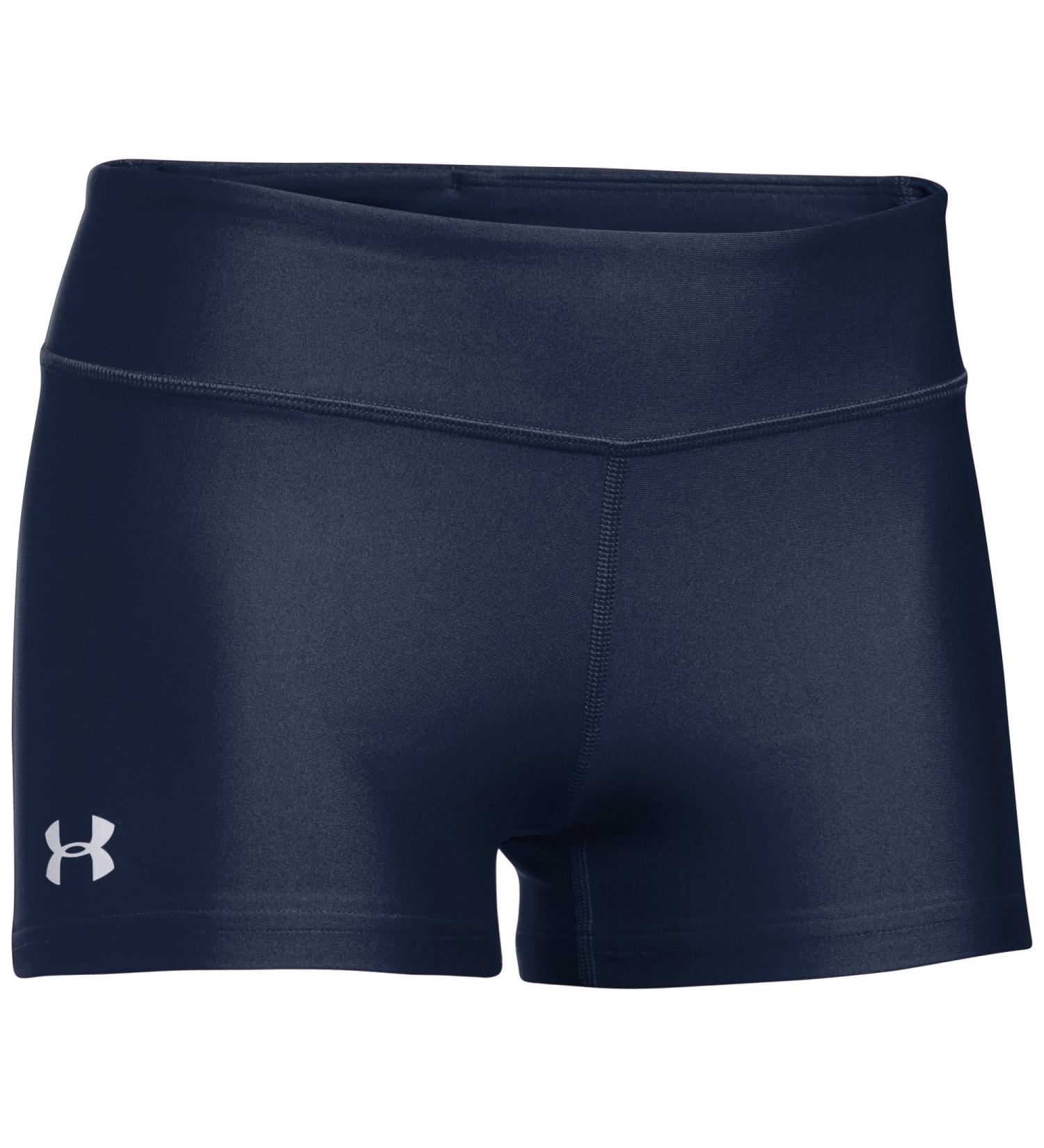 Under Armour Women's On The Court 3" Shorts XX-Large Midnight Navy (410)/White