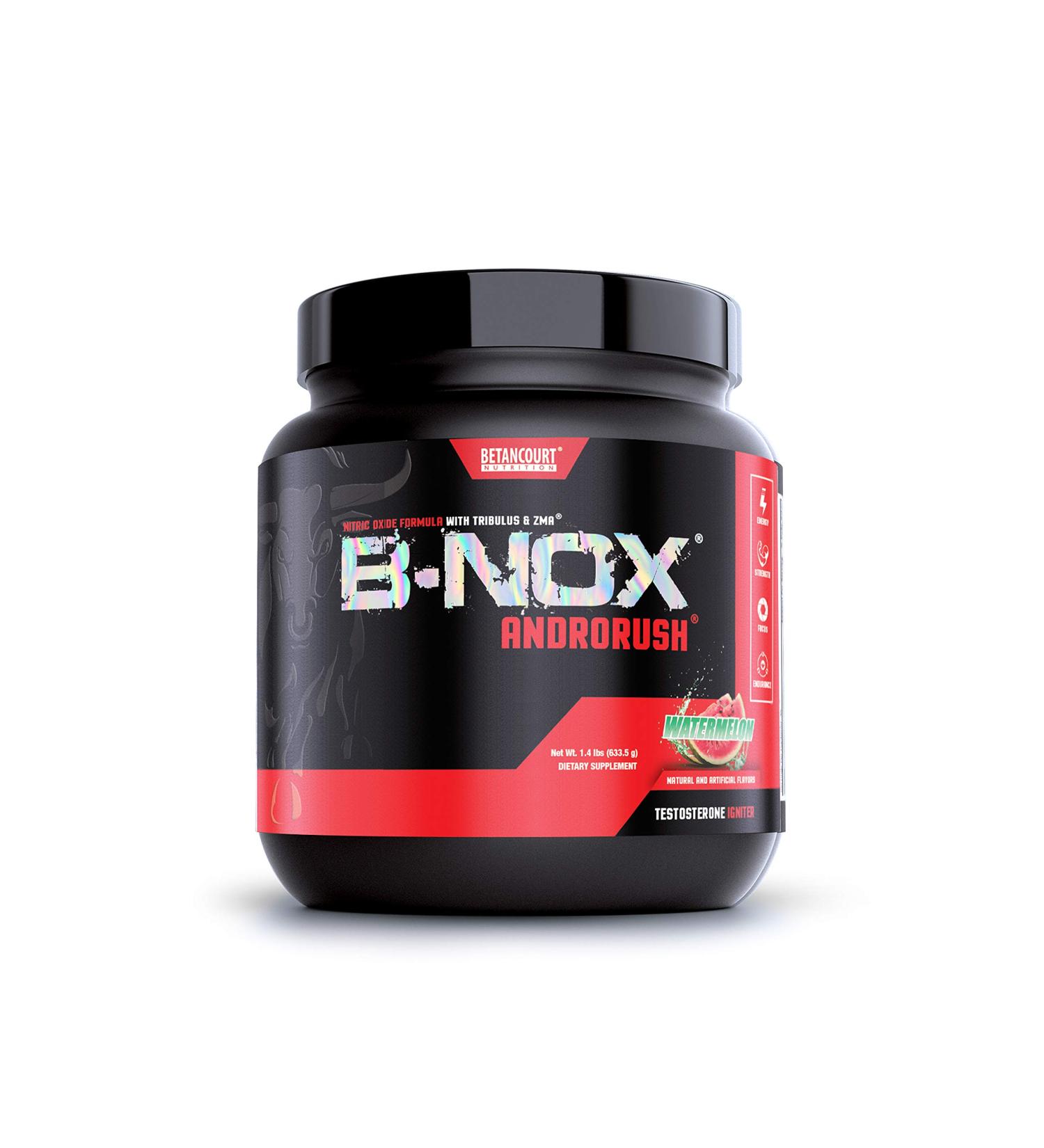Betancourt Nutrition B-Nox Androrush Pre Workout Supplement with 3 Creatine Blend  BCAAs  Beta-Alanine  and Energy - Watermelon  35 Servings - Buy Online on GoSupps.com