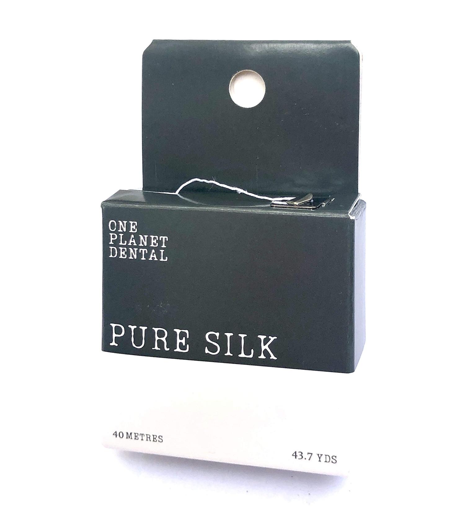 Biodegradable Silk Dental Floss | Zero Waste No PFAS Teflon Free | Natural Peppermint Oil | 43 Yards | Eco-Friendly Shatter Proof Cardboard Box - Buy Online on GoSupps.com