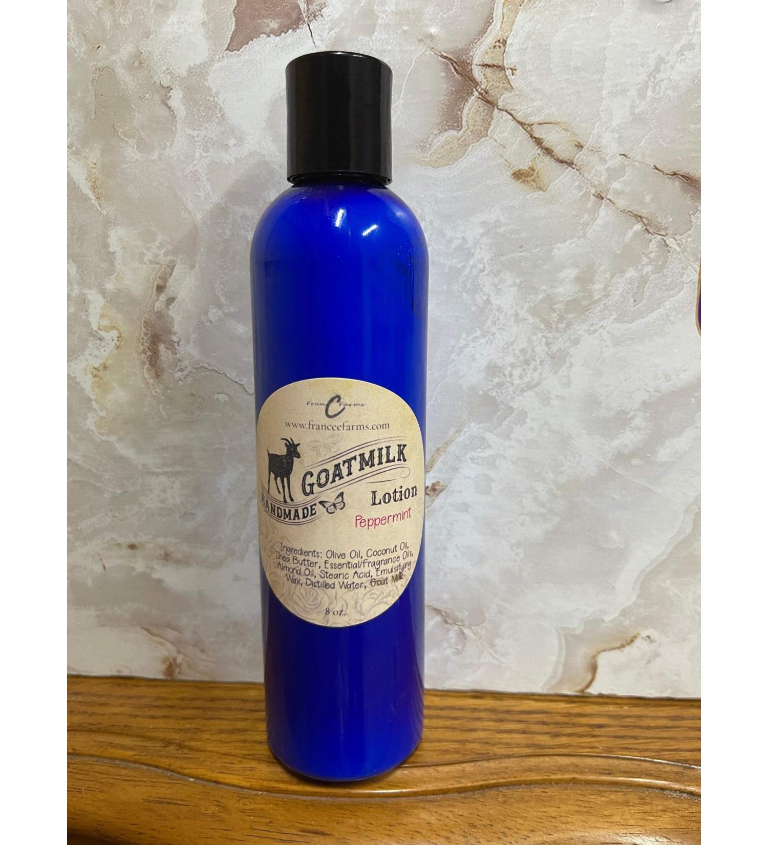 Peppermint Goat Milk Lotion 8 oz. Tall 1 Count (Pack of 1)