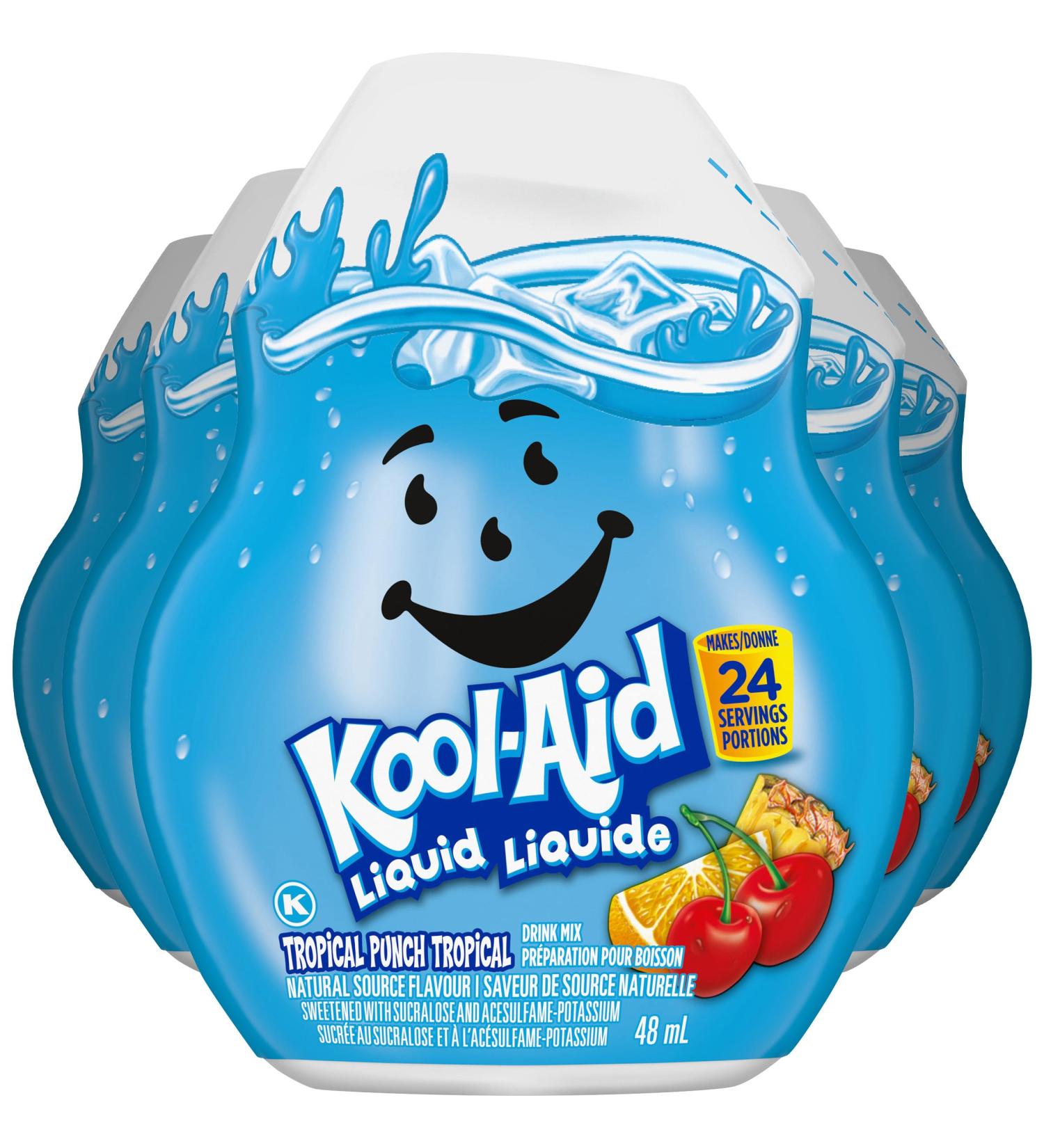 Kool-Aid Tropical Punch Liquid Drink Mix 48ml (Pack of 12) Troipcal Punch 48 ml (Pack of 12) Drink Mix - Buy Online on GoSupps.com