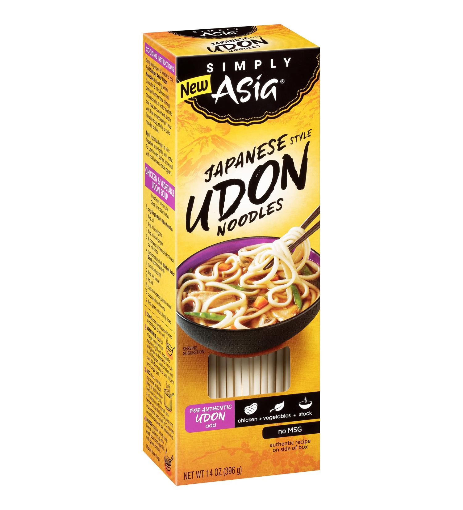 Simply Asia Japanese Style Udon Noodles 14 oz - Authentic Japanese Noodles for Easy Meal Prep - Buy Online on GoSupps.com