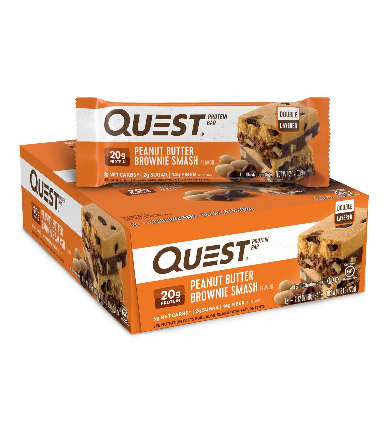 Quest Nutrition High Protein Low Carb Keto Snacks - Gluten Free 12 Count - Buy Online on GoSupps.com