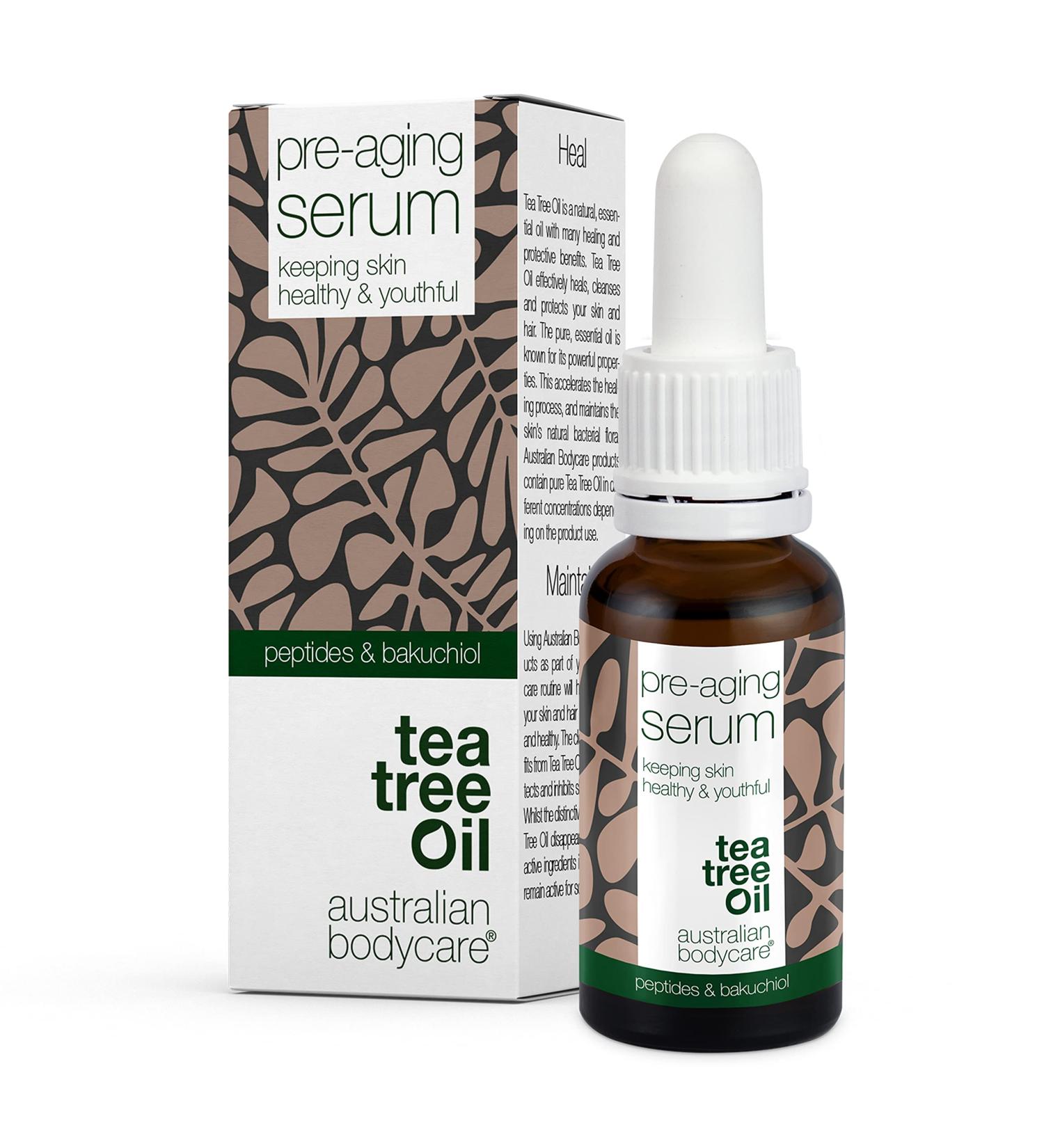 Australian Bodycare Antiaging serum 100 vegan antiwrinkle facial serum with hyaluronic acid peptides and caffeine antiwrinkleaging ingredients faceeye area 30 ml skin type normal mature sensitivesensitive