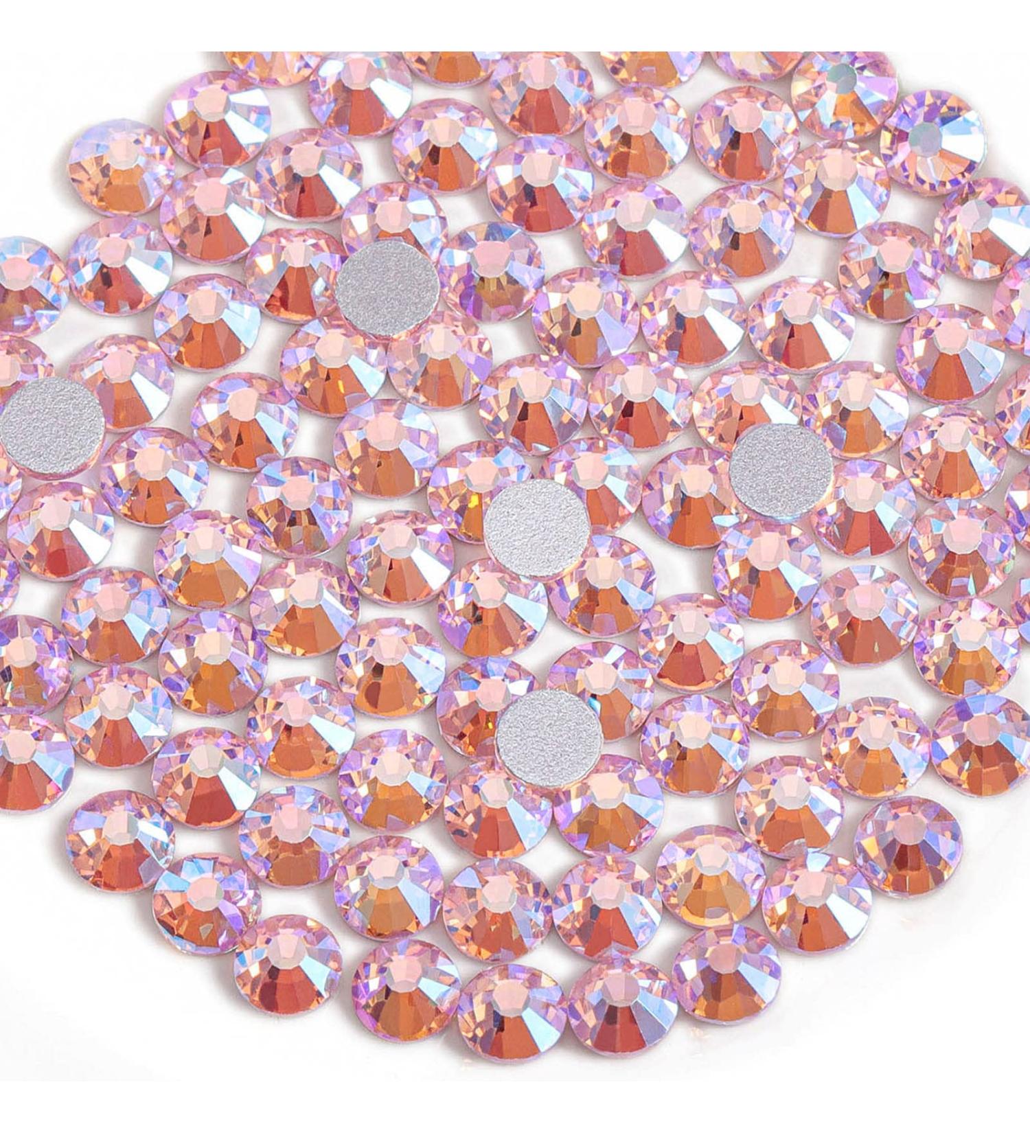 Beadsland 288Pcs Light Pink Flat Back Rhinestones for Nails | SS30 Nail Crystals (6.4-6.6mm) - Perfect for Nail Art & DIY Projects - Buy Online on GoSupps.com