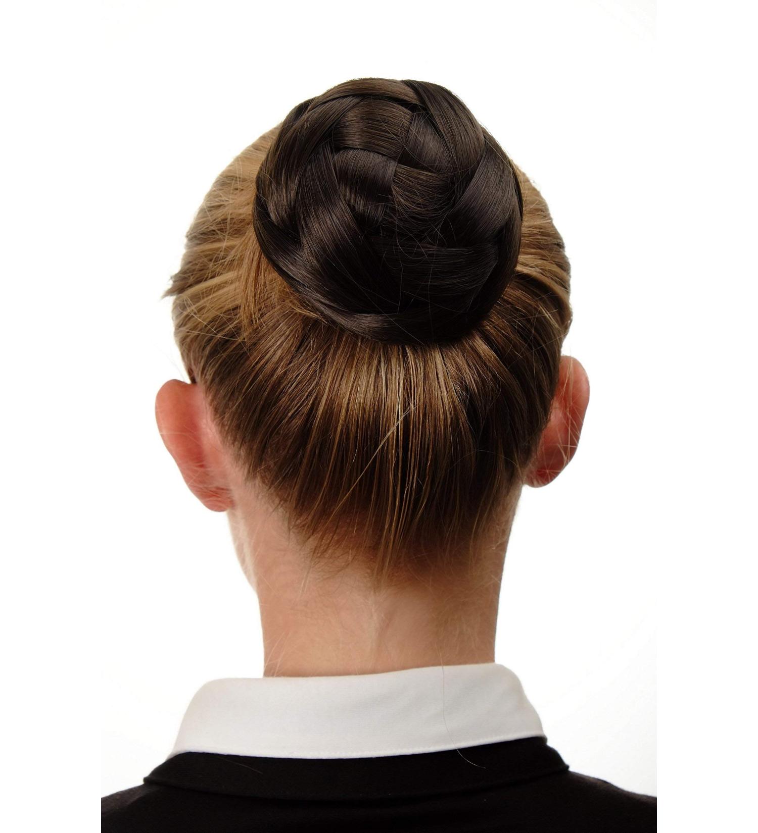 Buy Wig Me Up - Elaborately Braided Hair Knot Dutt Bridal Jewelry | Medium Brown Hair Needle (Q399D-6) - International Shipping Available - Buy Online on GoSupps.com