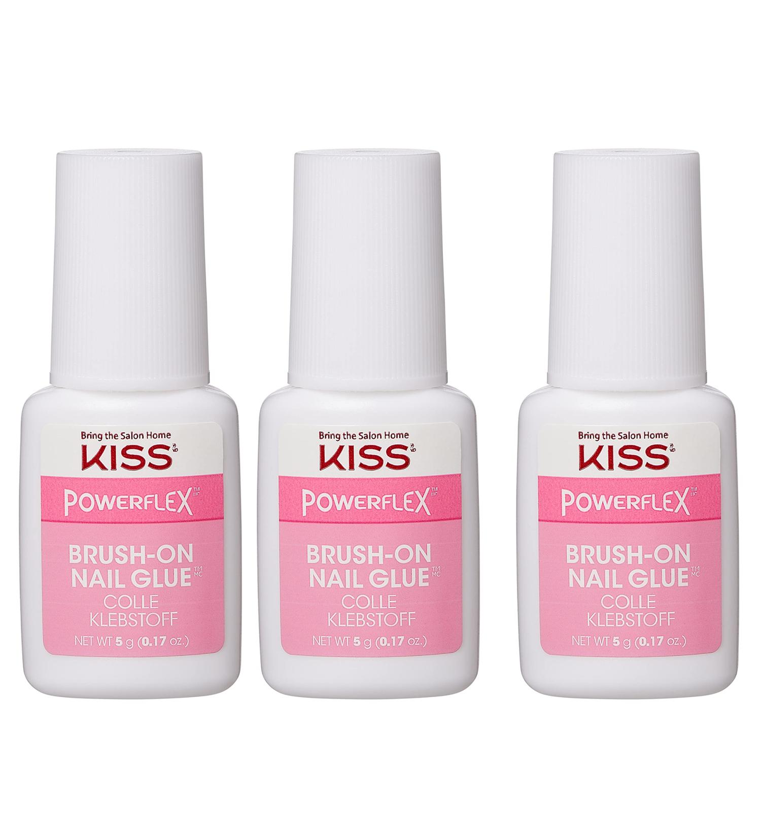 Kiss Powerflex-Brush-on Glue BGL506 0.17 oz (Pack of 3) - Buy Online on GoSupps.com