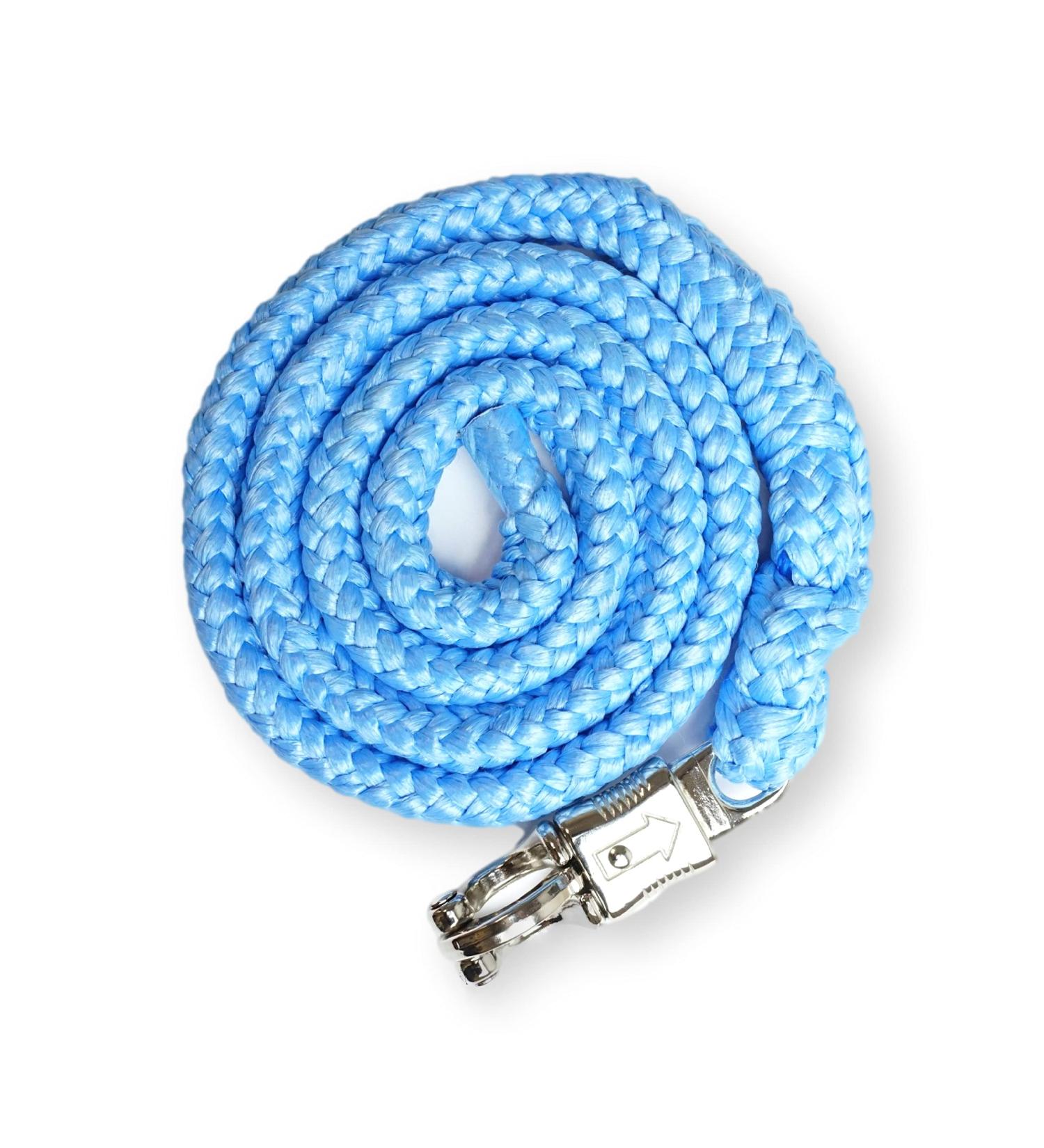 Panic Hook Lead Rope for Horses, Ponies, Shetland Ponies, and Donkeys - Stylish Design, 1.60m Length (Light Blue) - Buy Online on GoSupps.com