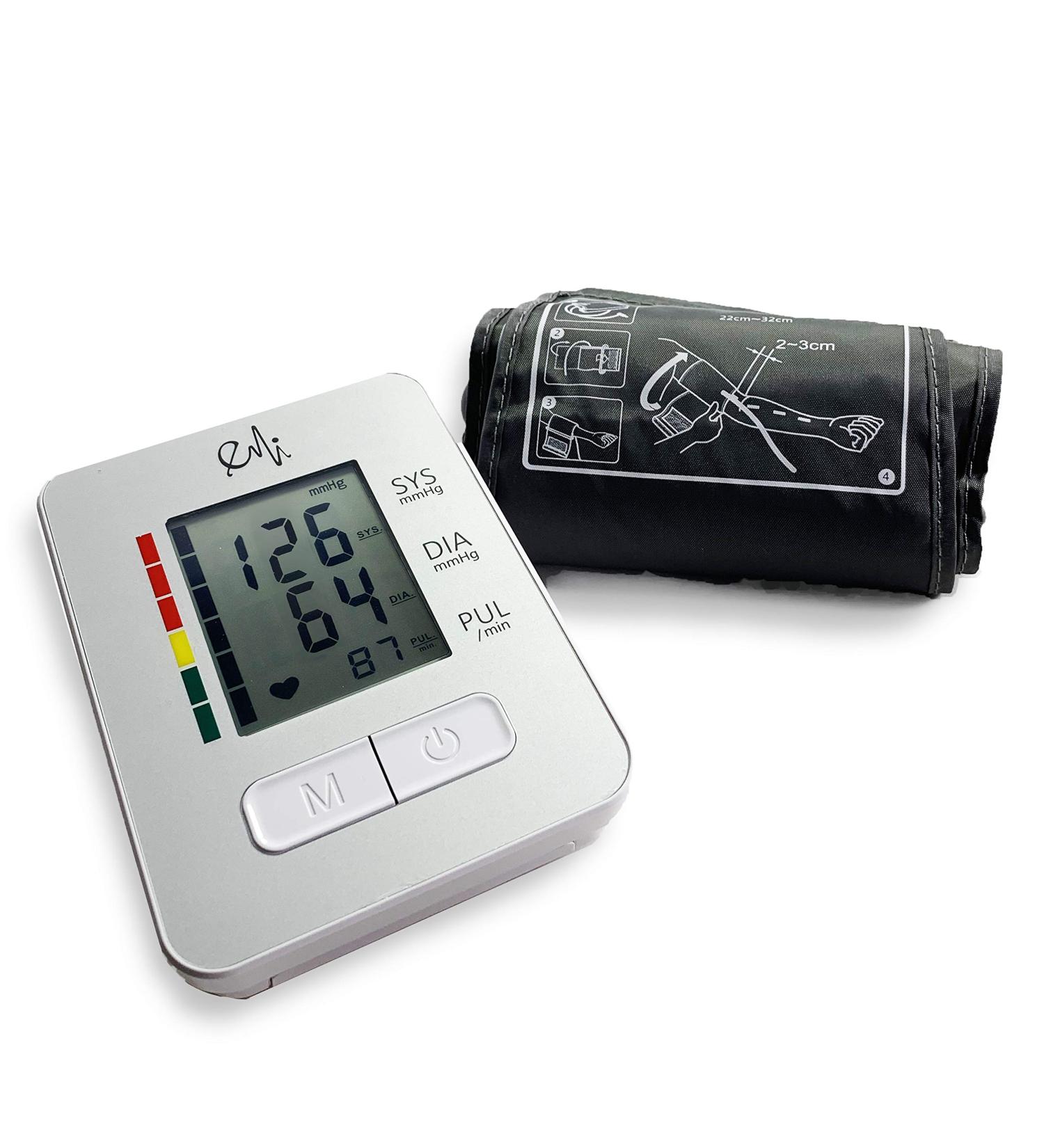Buy EMI Fully Automatic Digital Blood Pressure Monitor - Large LCD Adult Cuff Memory Functions | International Shipping Available - Buy Online on GoSupps.com