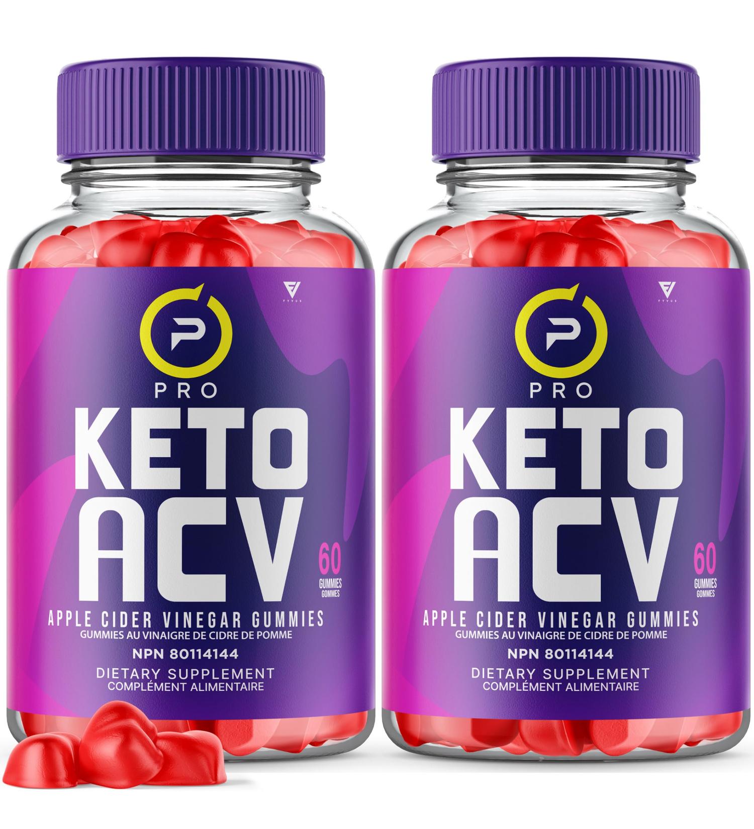 (2 Pack) Pro Keto Gummy Pro Keto ACV Gummies Pro Keto Canada Keto Weight and Overall Health Management Support Supplement Formule de Gestion de la Perte de Poids Pro Keto ACV Gummies (120 Gummies) - Buy Online on GoSupps.com