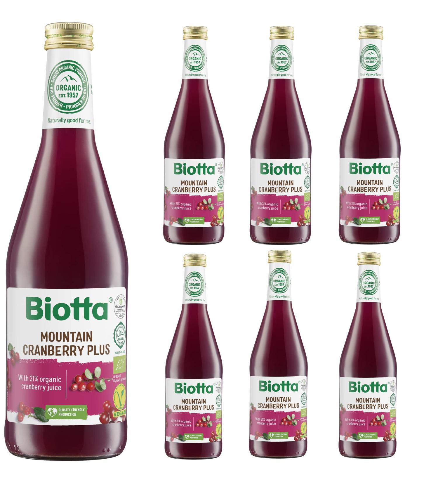 Biotta Cranberry Juice 500ml - Pack of 6 - Buy Online on GoSupps.com