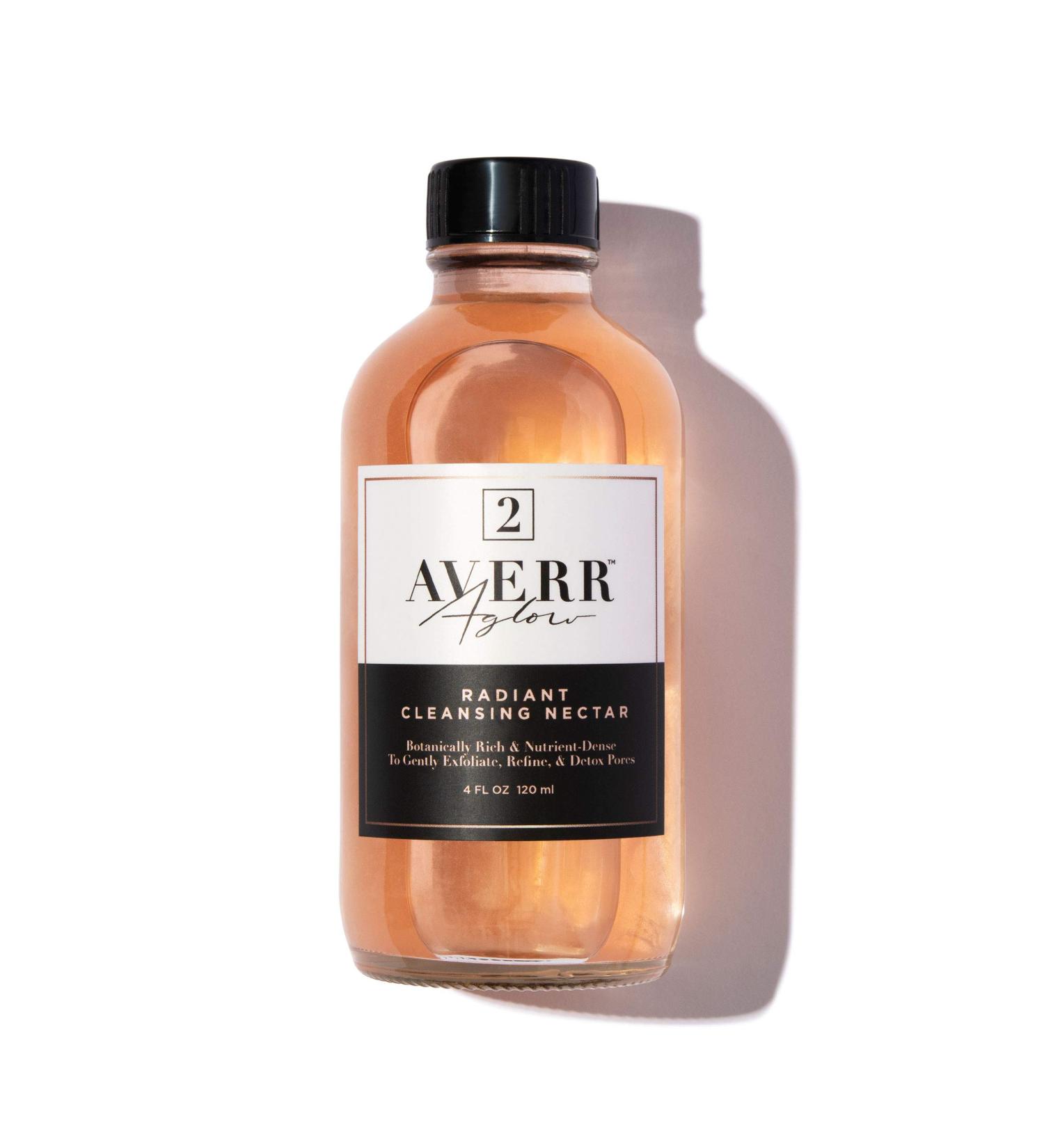 Averr Aglow No.2 Radiant Cleansing Nectar - Natural Daily Face Wash for Breakouts, Blackheads, and Blemishes - Buy Online on GoSupps.com