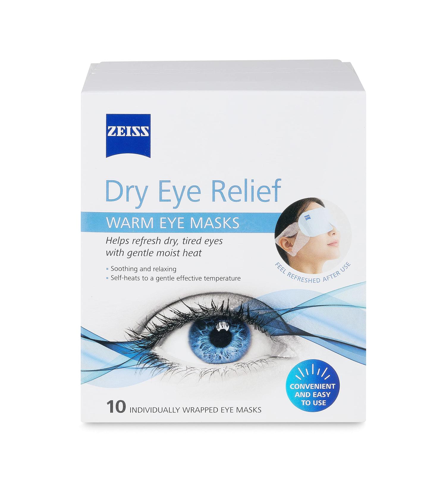 ZEISS Warm Eye Masks - 10 Count for Ultimate Dry Eye Relief | Best International Shipping - Buy Online on GoSupps.com