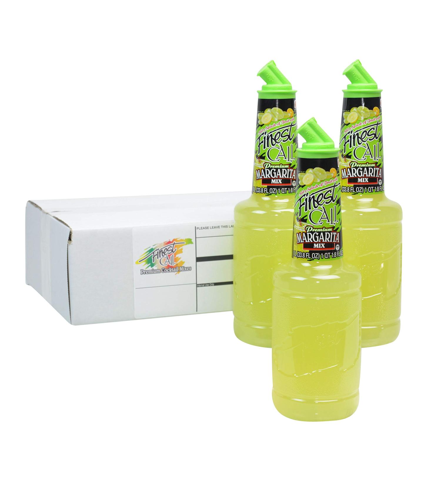 Finest Call Premium Margarita Drink Mix 1 Liter Bottle Pack of 3 - 101.4 Fl Oz Total - Buy Online on GoSupps.com