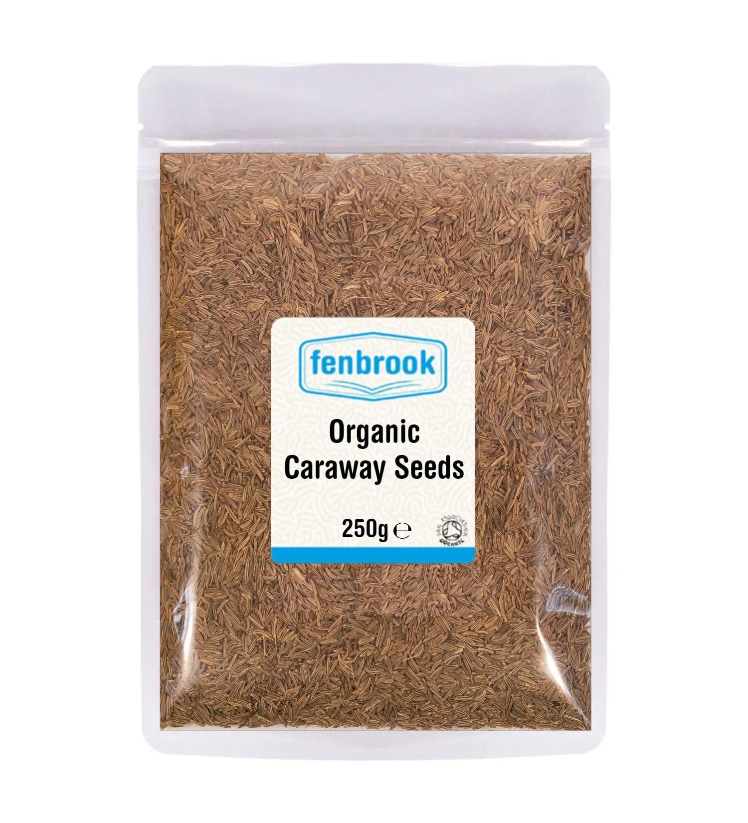 250g Fenbrook Organic Caraway Seeds | Certified Organic - Buy Online on GoSupps.com