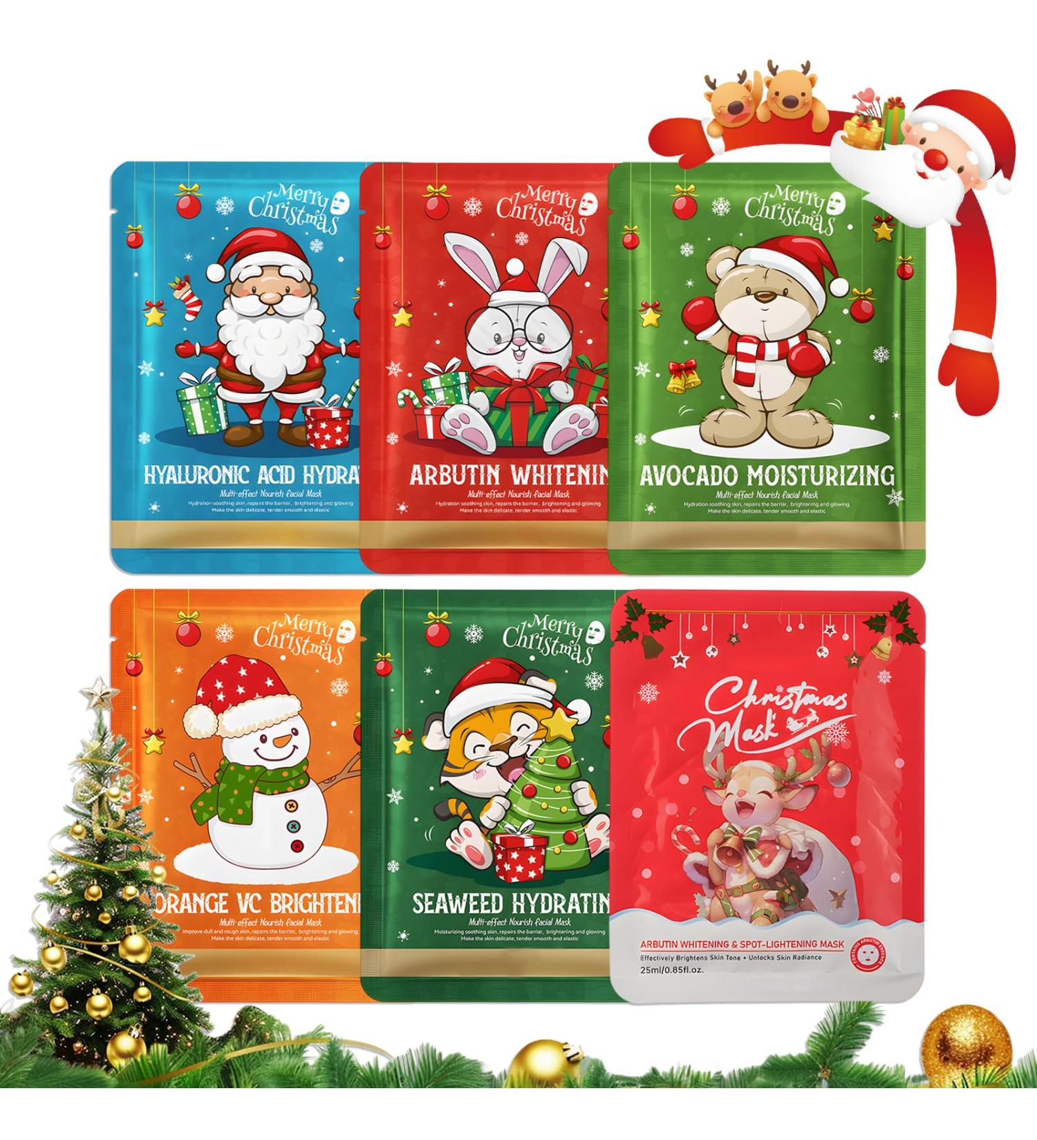 6 Pi ces de No l Style Masque Visage Daily Care Masques Hydratant Masques Soin Visage masque apaisant Peau Douce et Hydrat e Confort et Fra cheur Pour Nourrissants de peau 6 unit (Lot de 1) No l Style - Buy Online on GoSupps.com