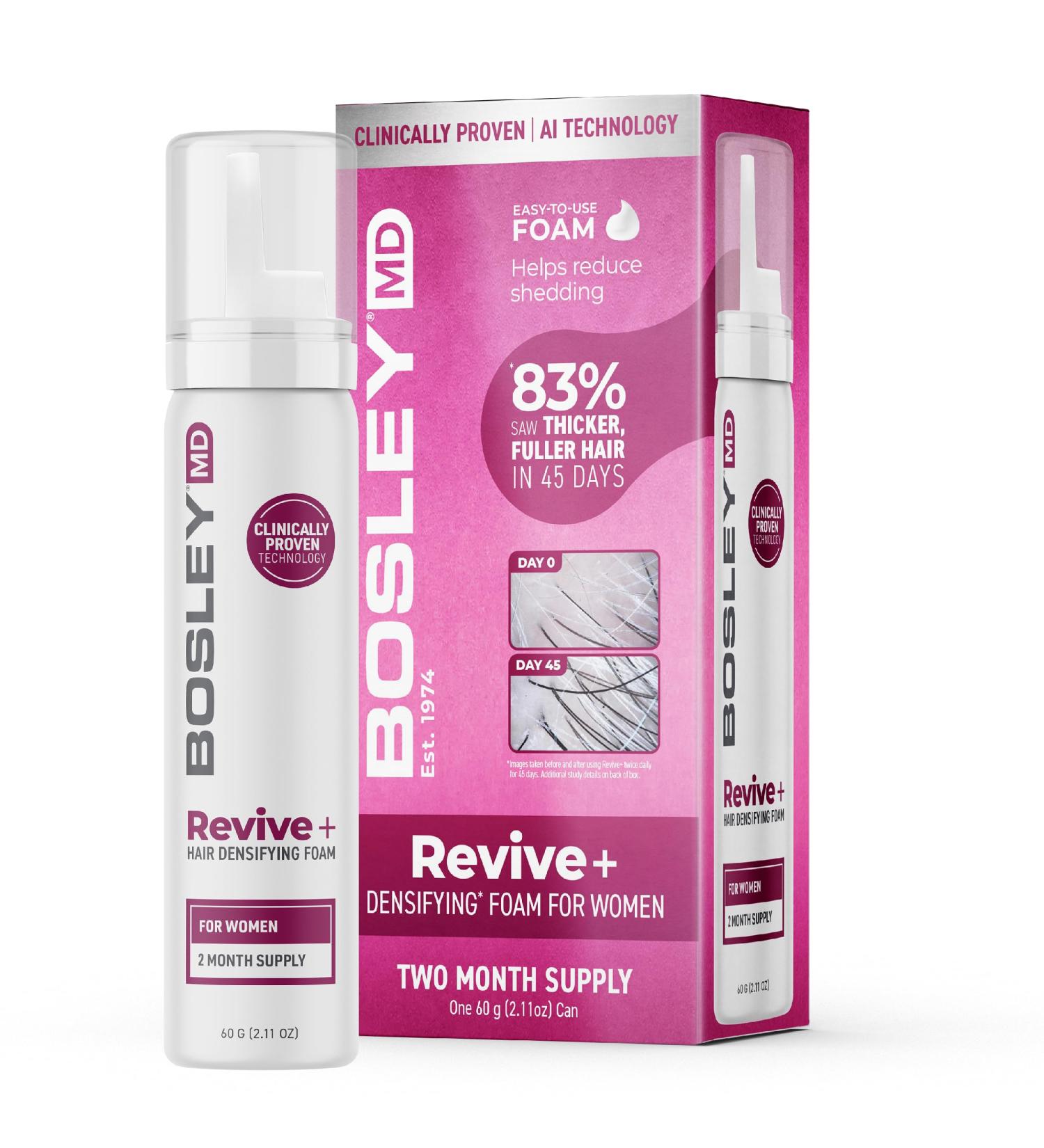 Shop BosleyMD Women's Revive + Densifying Treatment Foam | International Shipping Available - Buy Online on GoSupps.com