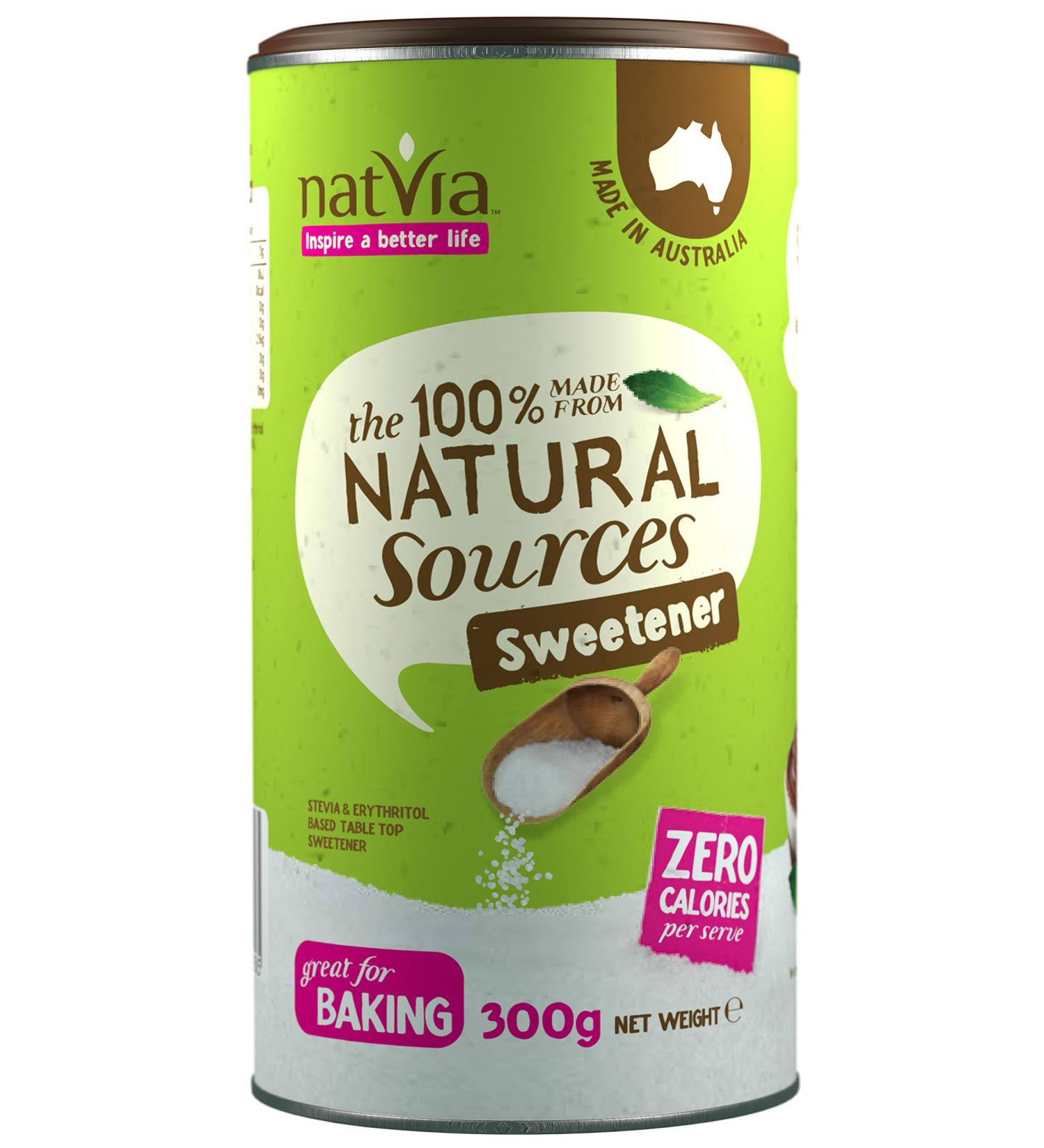 Natvia Sweetener Canister 300 g