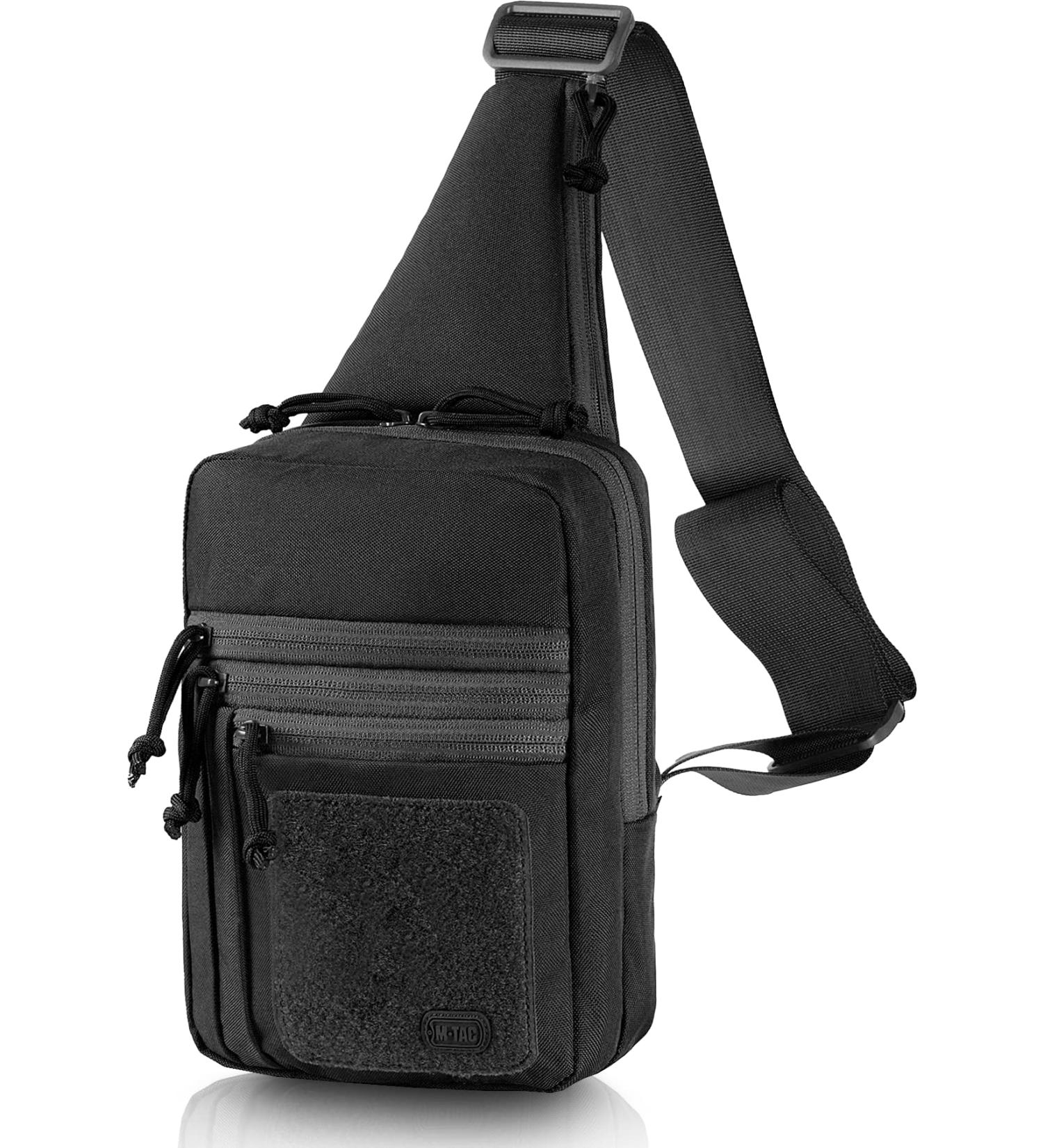 M-Tac Tactical Bag Shoulder Chest Pack - Concealed Carry Handgun Sling Bag (Black) - Buy Online on GoSupps.com