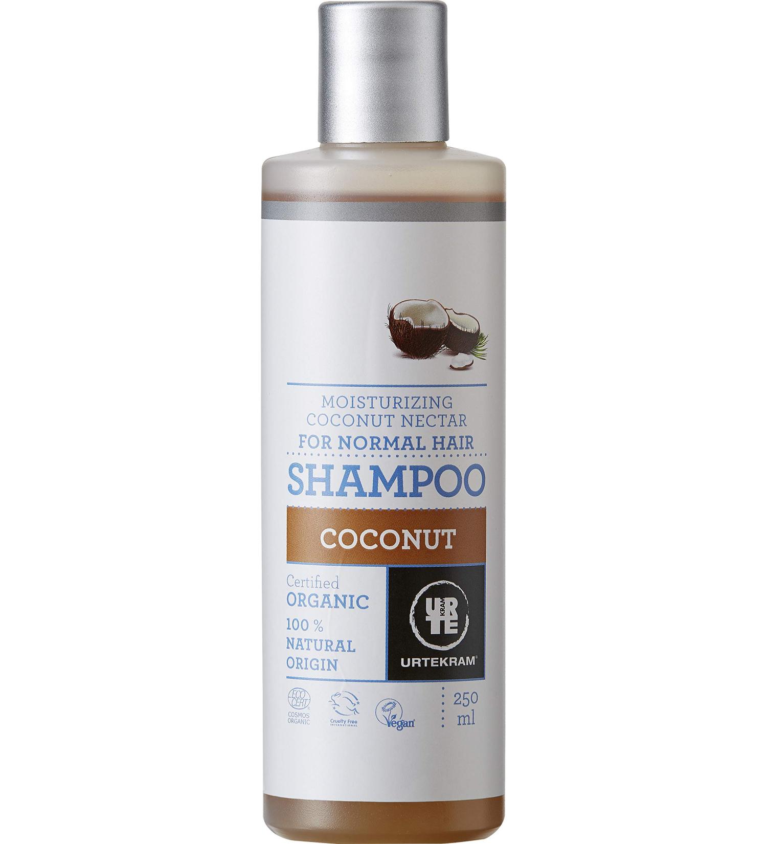 Midsona Danmark AS Urtekram Coconut Shampoo Bio normal hair 250 ml - Buy Online on GoSupps.com