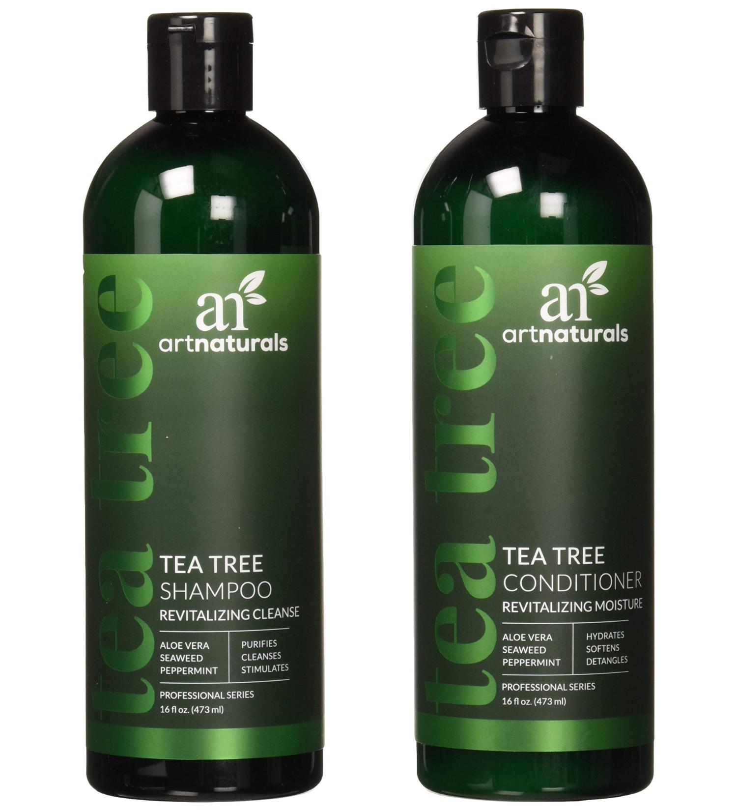 Art Naturals - Revitalizing Cleanse Shampoo & Conditioner Duo Tea Tree - 2 Count - Buy Online on GoSupps.com