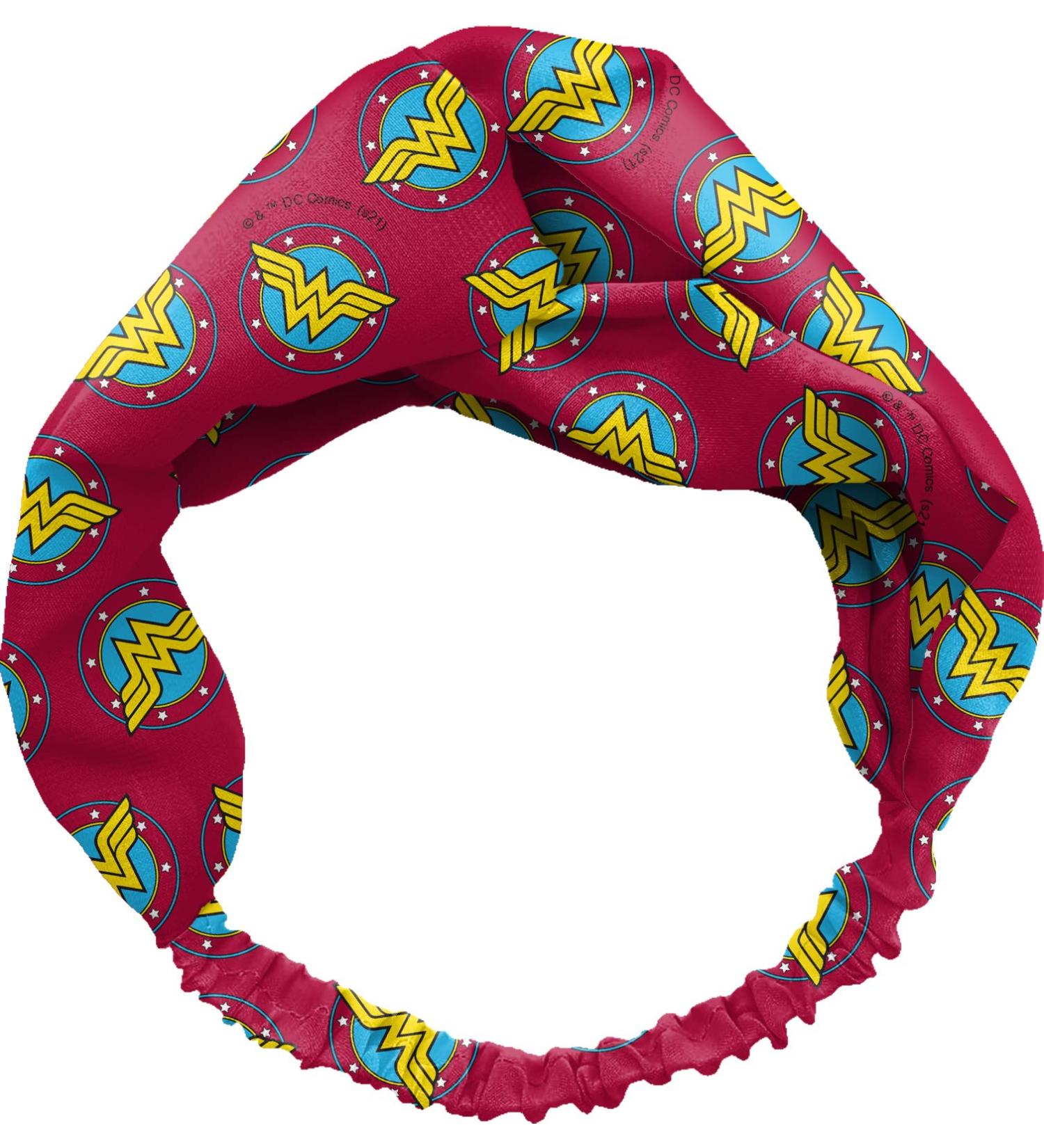 Spoontiques - Headband - Printed Fabric Hair Bands - Knotted Hair Band for Everyday Use - Wonder Woman  One Size (20305)