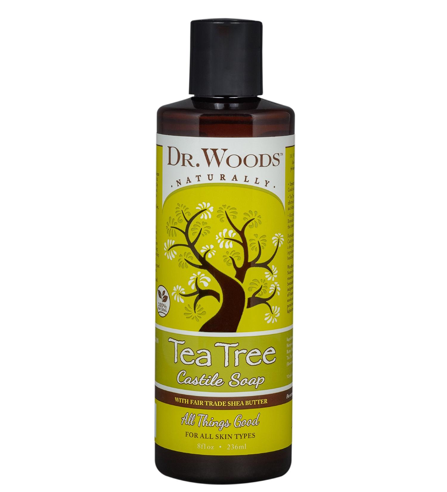 Dr. Woods Shea Vision Pure Castile Soap Tea Tree - 8 fl oz