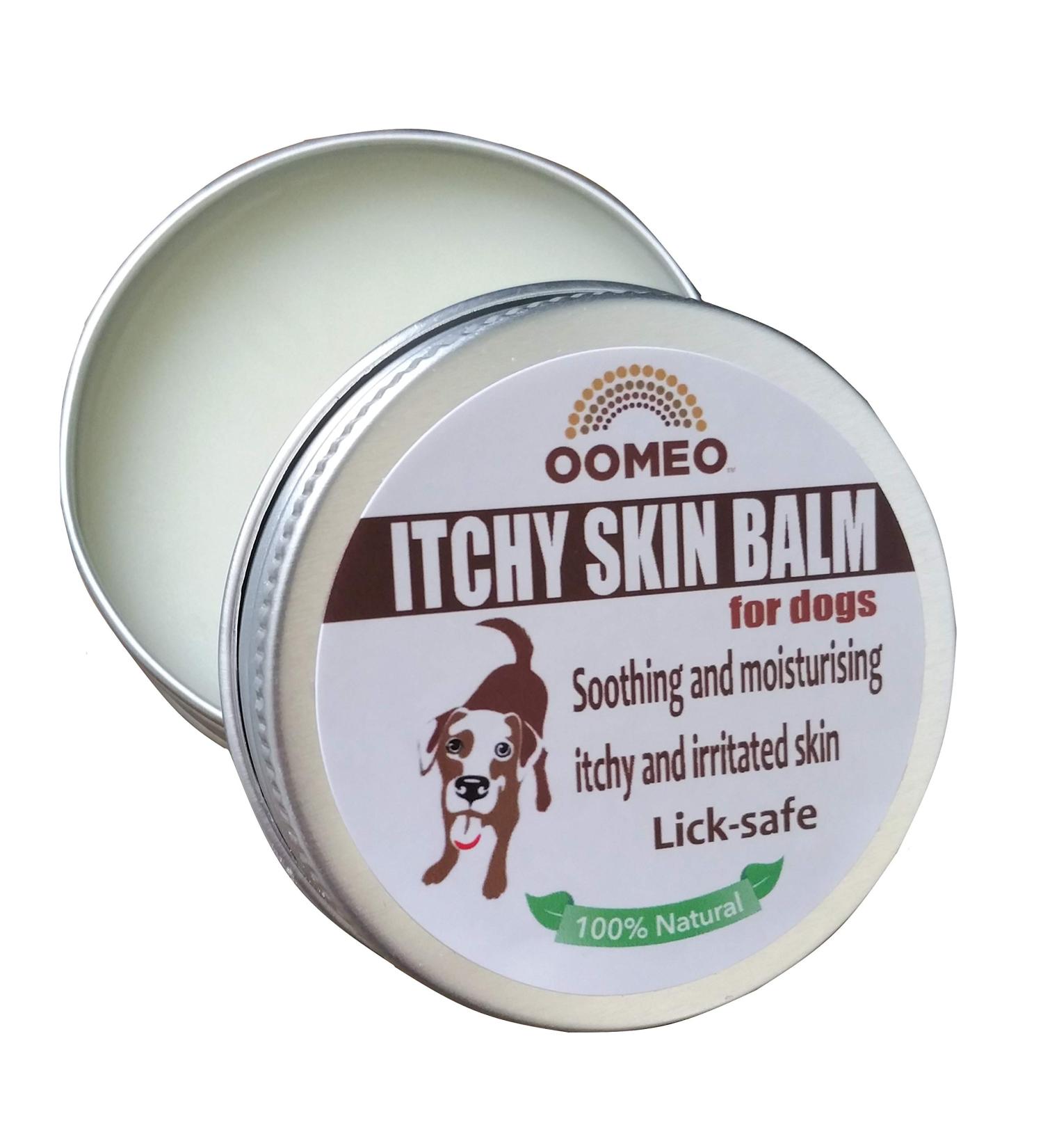 OOMEO Itchy Skin Balm for dogs 100% natural for itchiness irritated skin soothing cream - 30ml - Buy Online on GoSupps.com