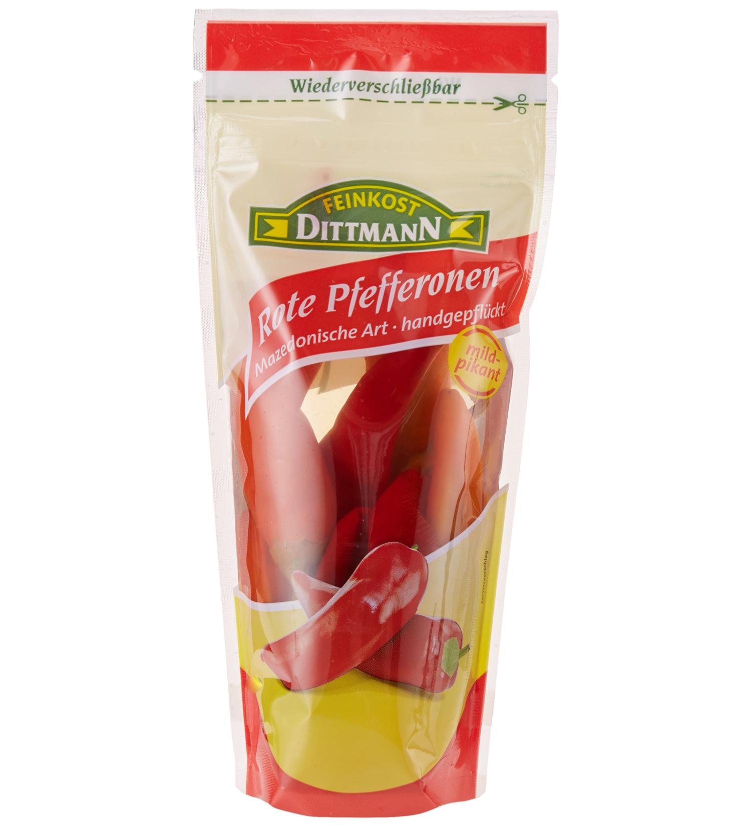 Feinkost Dittmann Red Peppers - 5 Pack (5 x 125g) | Premium International Gourmet Product - Buy Online on GoSupps.com
