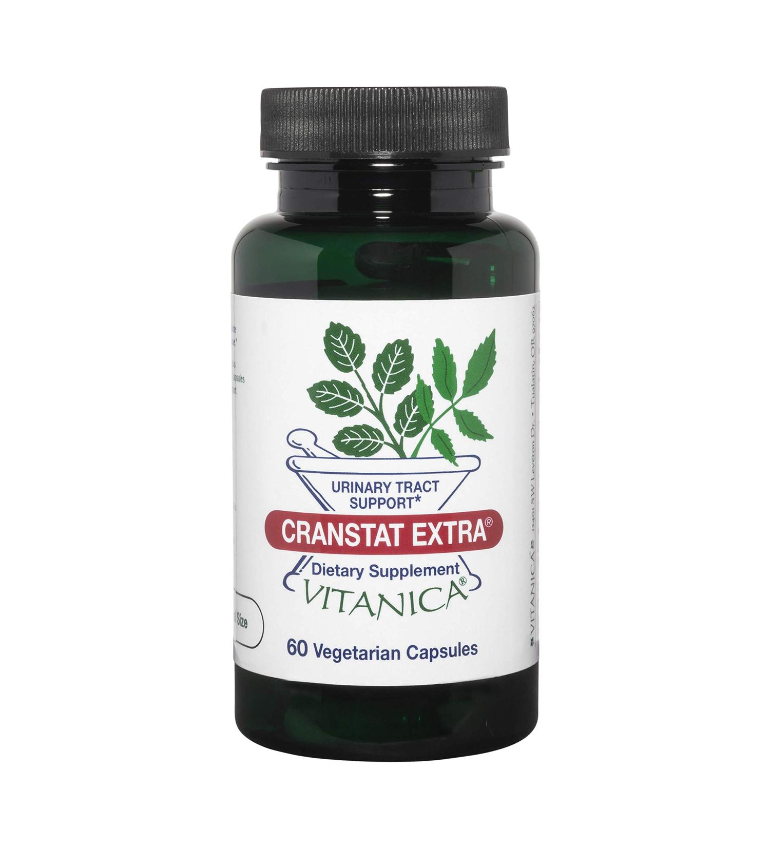 Vitanica CranStat Extra Vegan Urinary Tract Support 60 Capsules - Proven Formula for UTI Relief - Buy Online on GoSupps.com