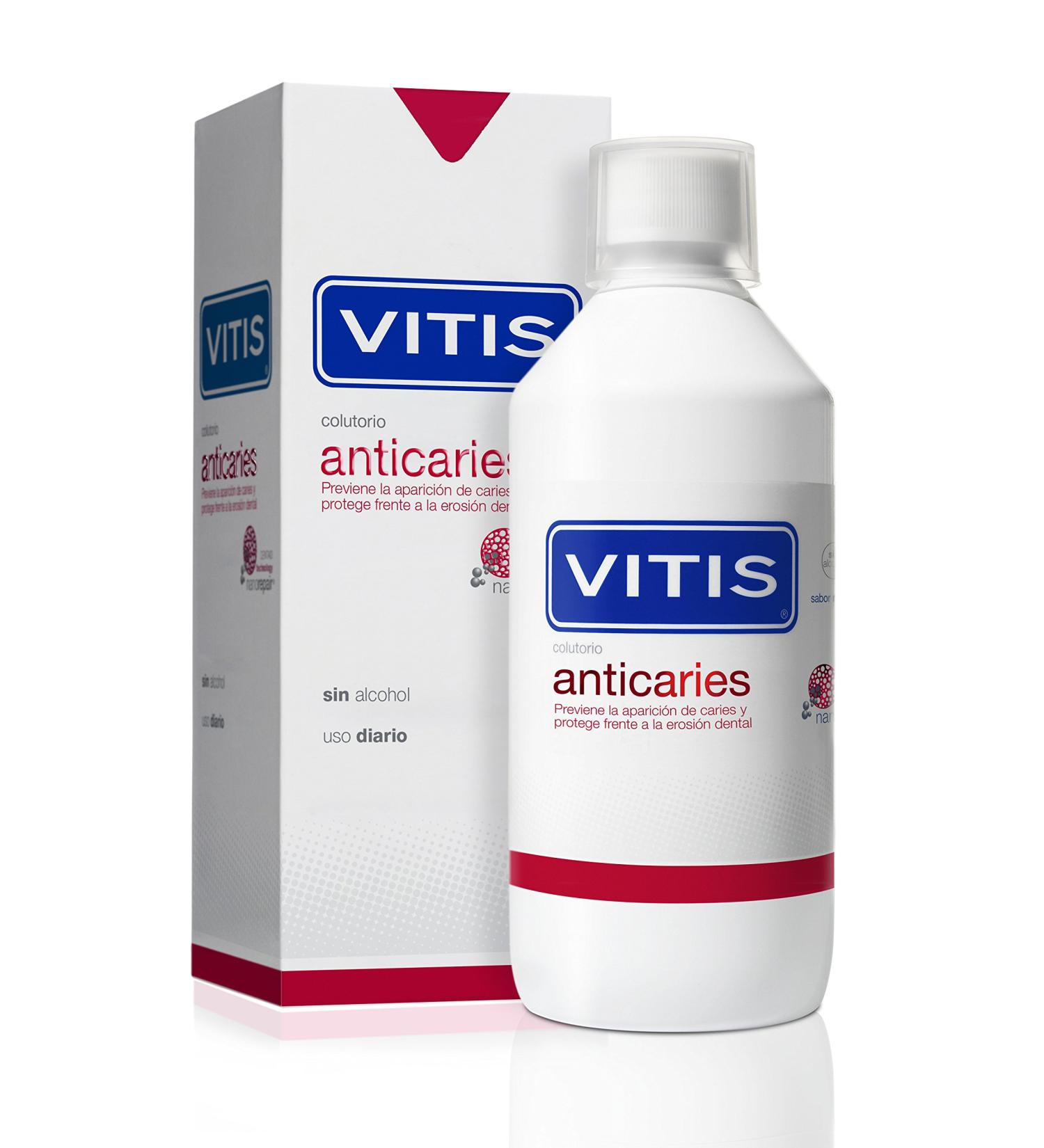 Vitis Anticavities Mouthwash with nano-repair 500 ml