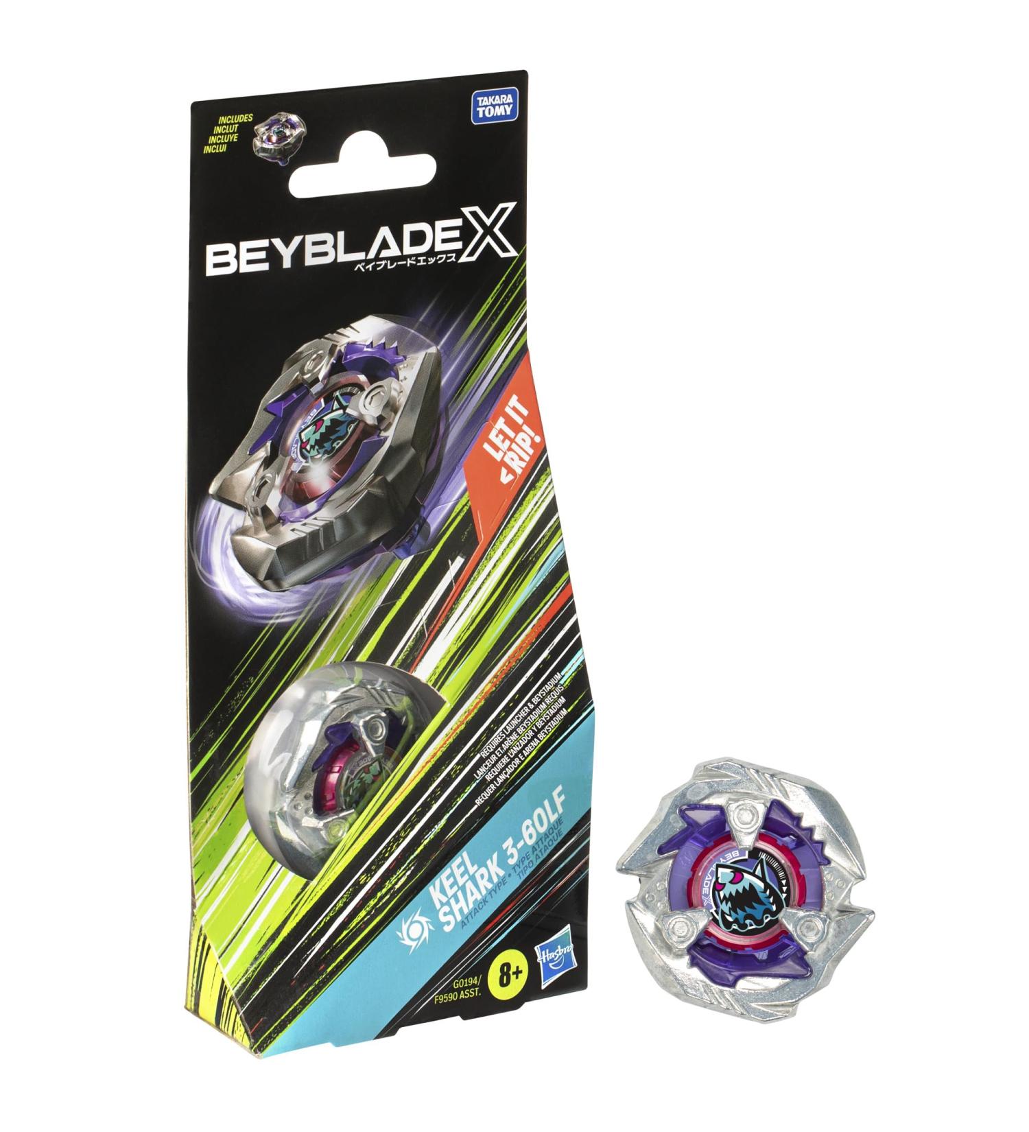 Beyblade X Keel Shark 3-60LF Spinning Top BoostPack - Shop Internationally | Fast Shipping - Buy Online on GoSupps.com